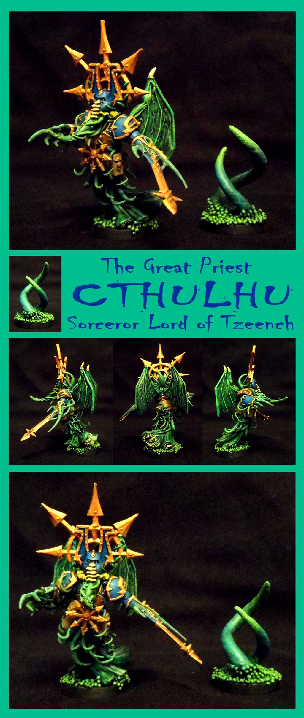 Chaos, Chaos Lord, Chaos Space Marines, Cthulhu, Lovecraft, Possessed, Sorcerer, Warhammer 40,000, Winged
