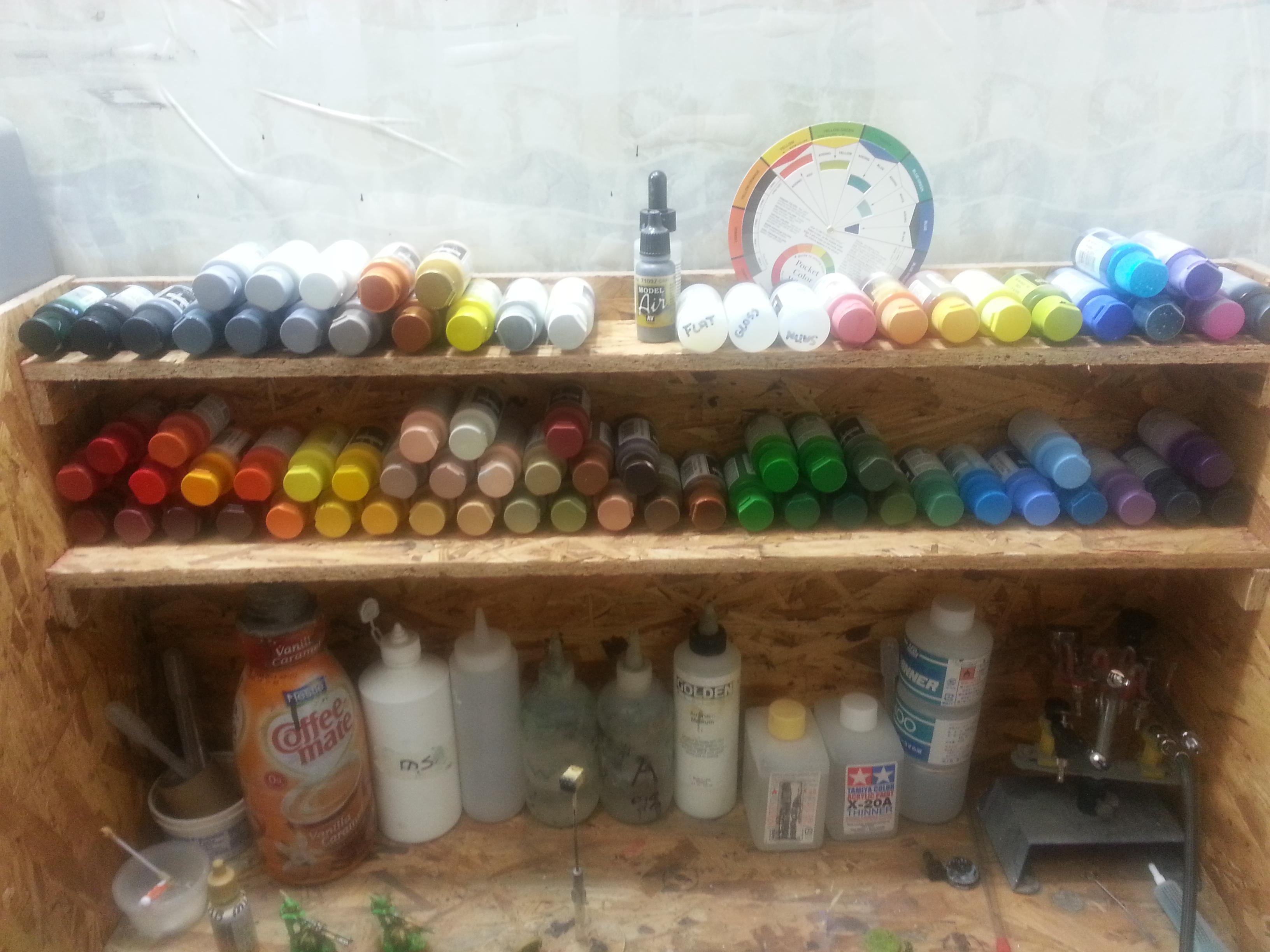 My airbrush station