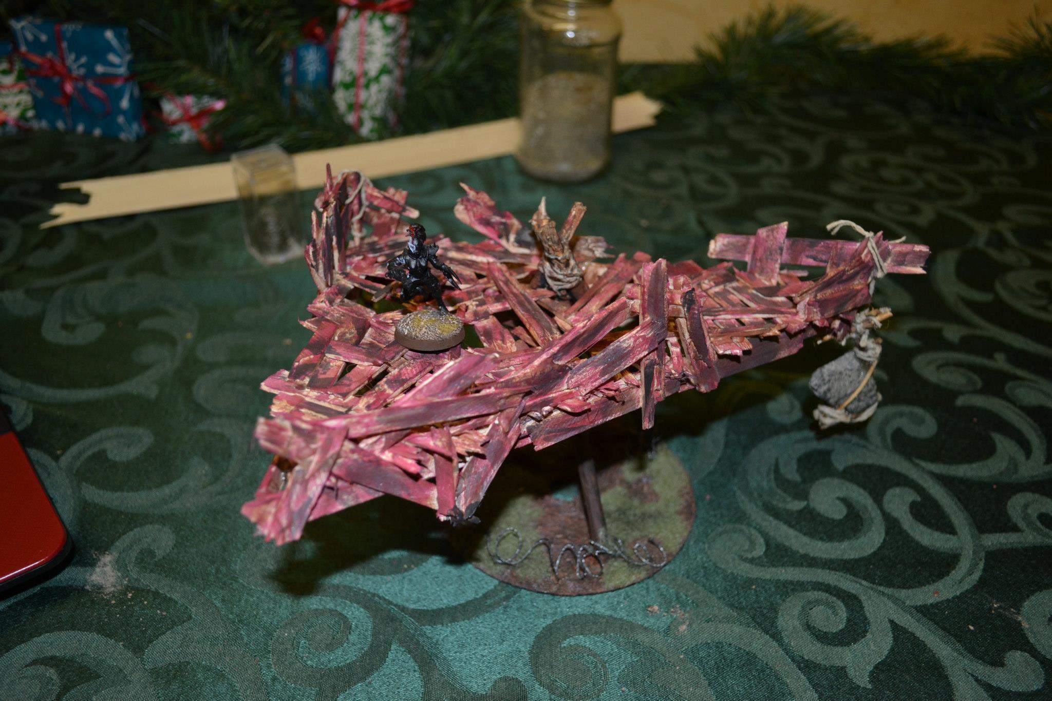 Barbed Wire, Buildings, Choppa, Grassland, Orks, Terrain, Waagh, Watchtower, Wooden