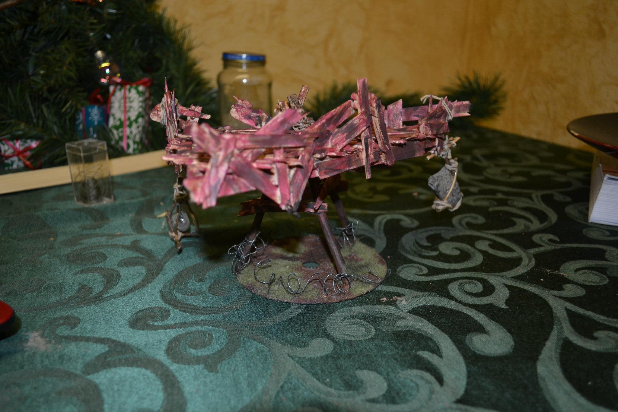 Barbed Wire, Buildings, Choppa, Grassland, Orks, Terrain, Waagh, Watchtower, Wooden