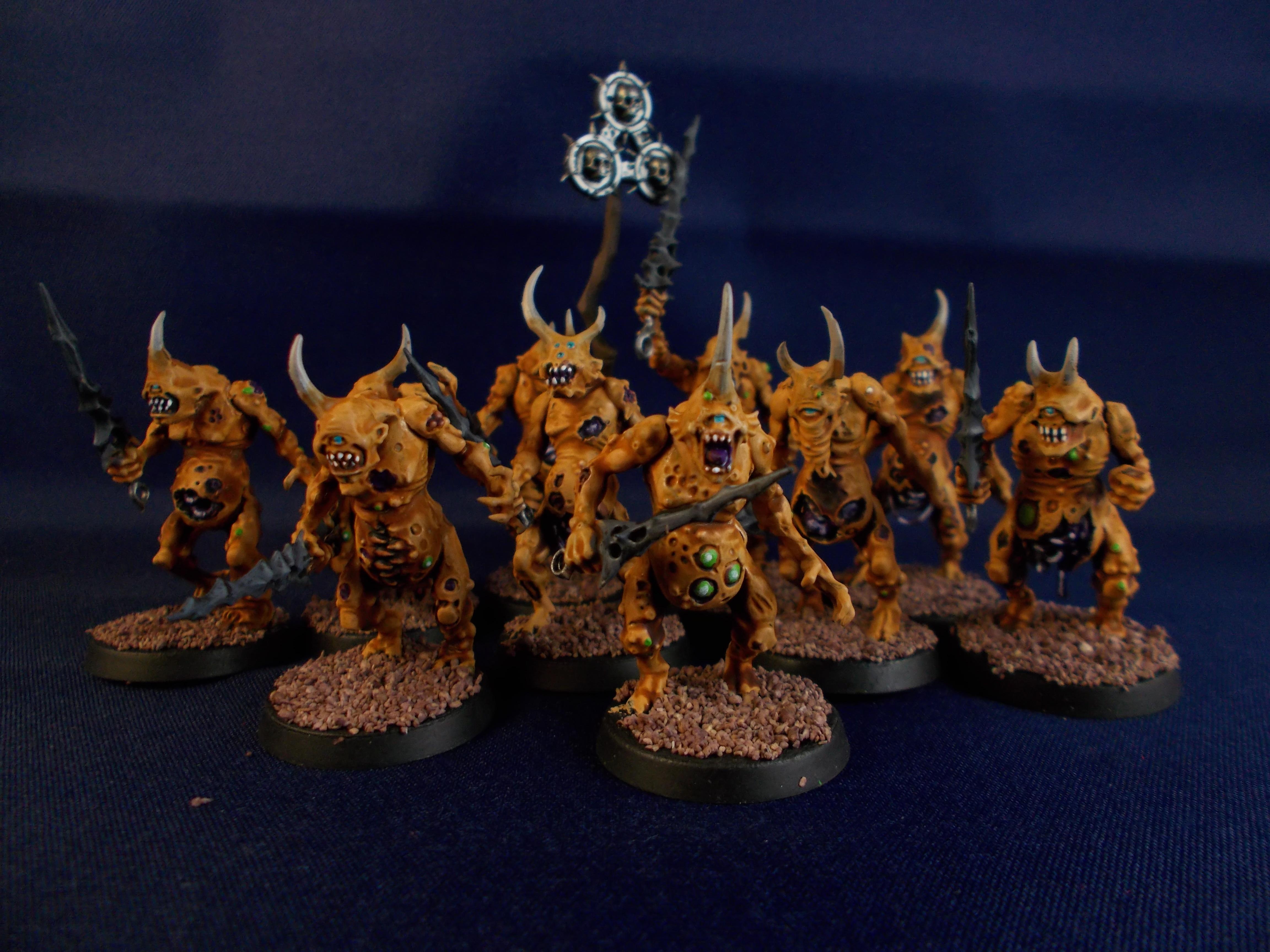 Chaos Daemons, Nurgle, Plaguebearers