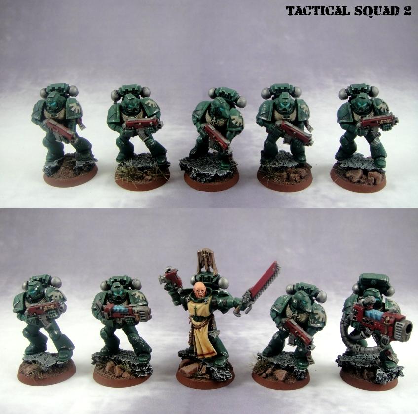 Battle Damge, Dark Angels, Space Marines, Warhammer 40,000