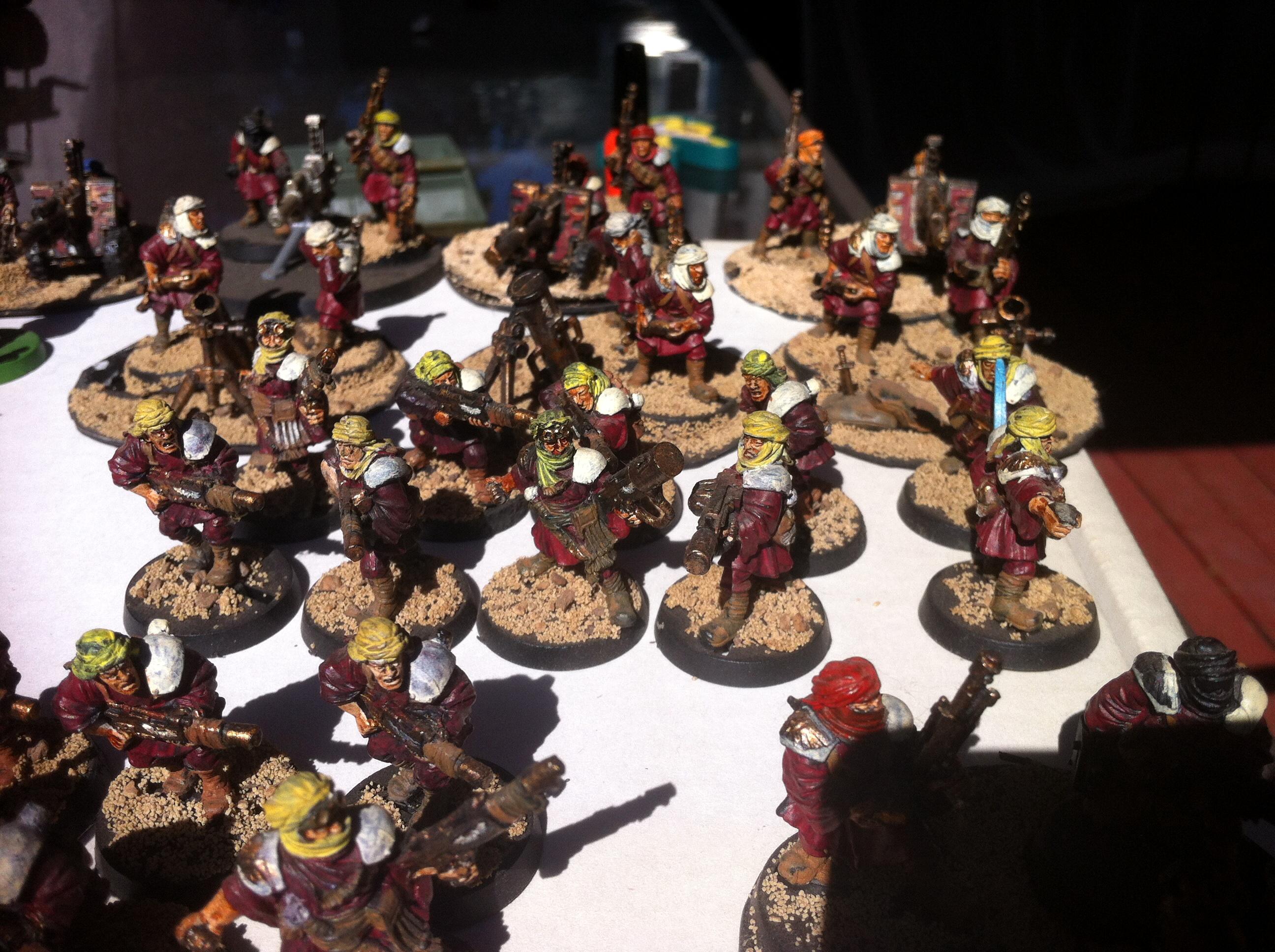 2nd Ed, Imperial Guard, Metal, Tallarn Desent Raiders, Warhammer 40,000
