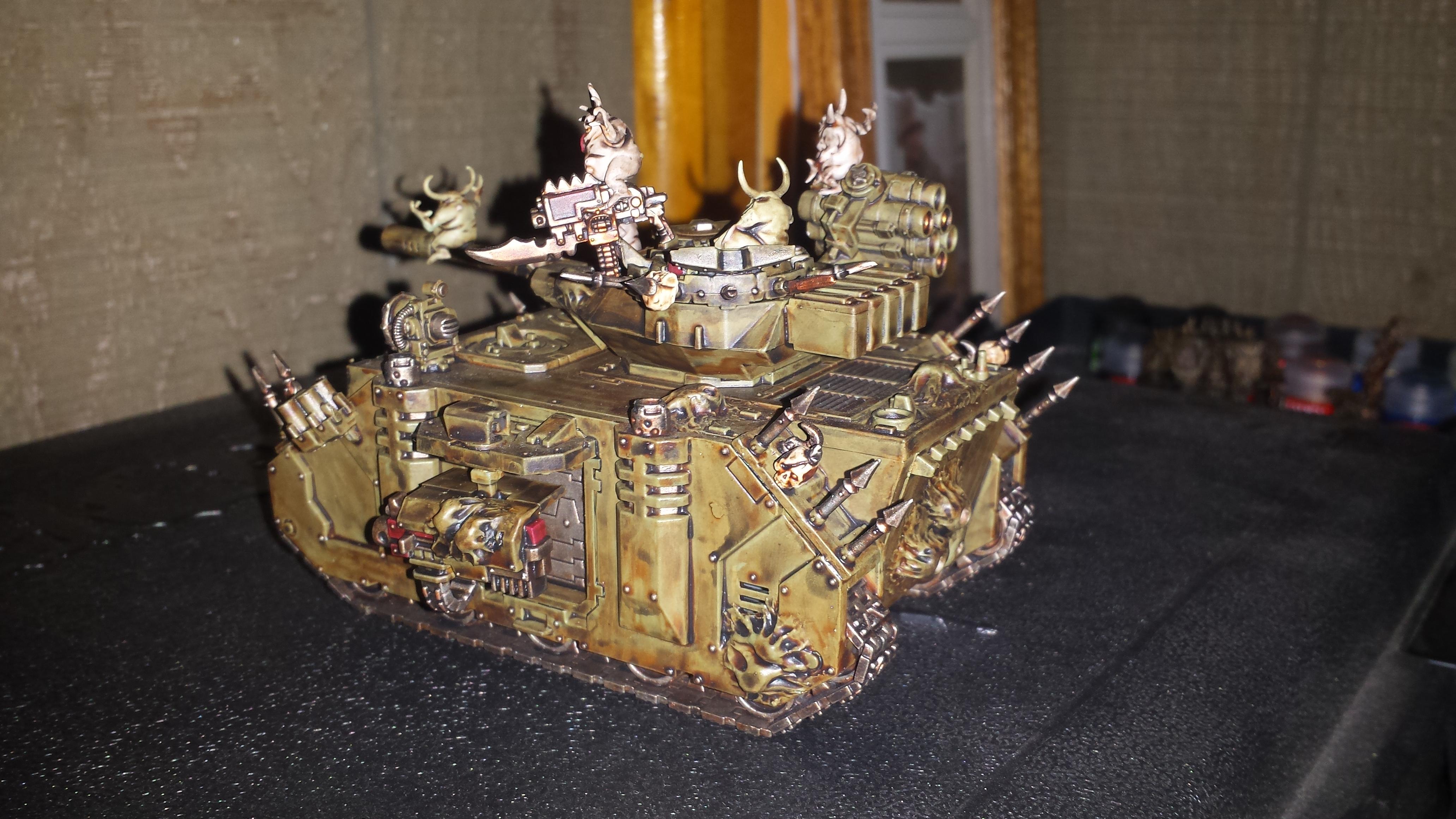 Chaos Predator, Chaos Space Marines, Daemons, Death Guard, Dreadnought, Nurgle, Nurgling, Nurglingss, Predator, Tank