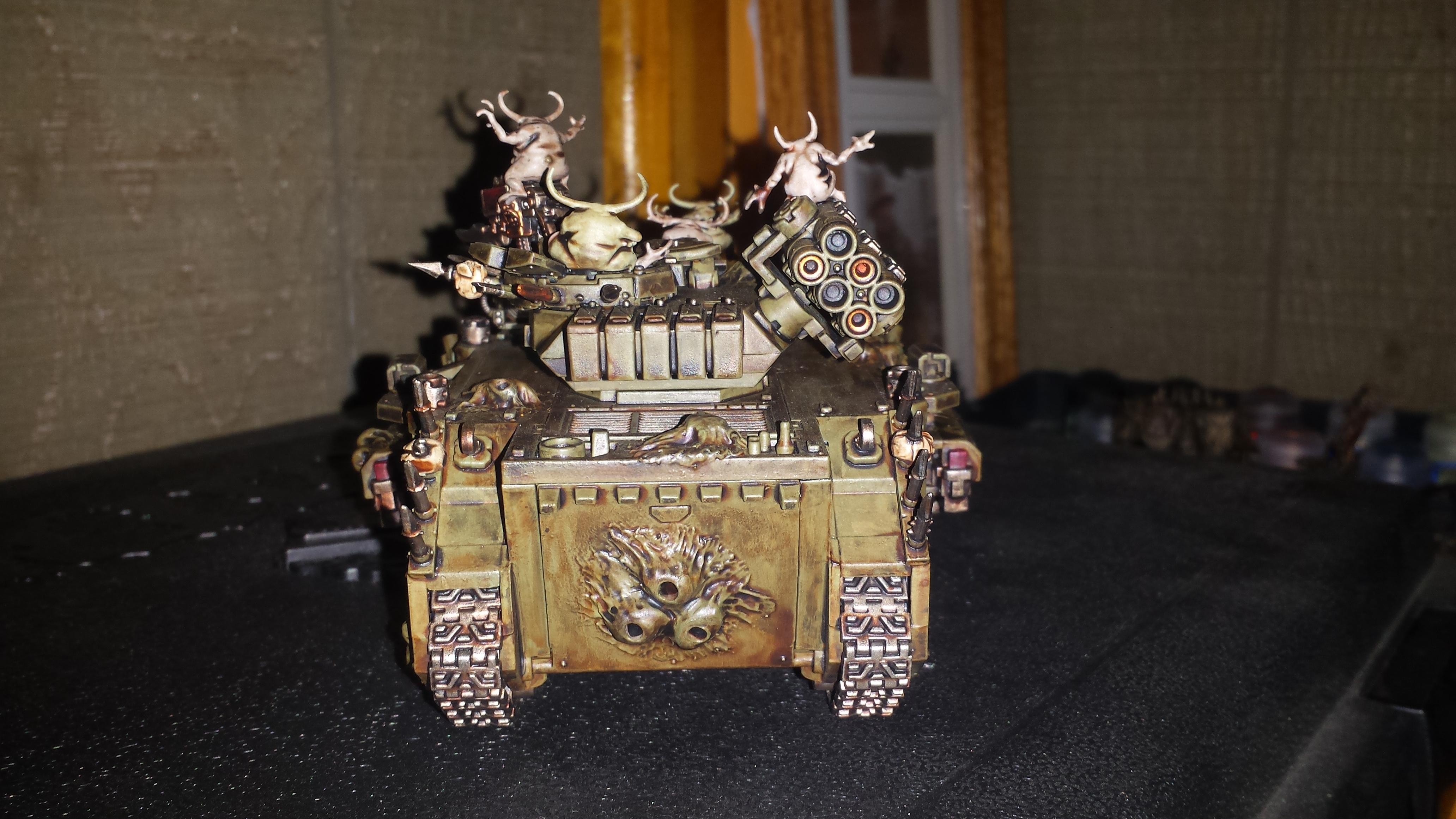 Chaos Predator, Chaos Space Marines, Daemons, Death Guard, Dreadnought, Nurgle, Nurgling, Nurglingss, Predator, Tank