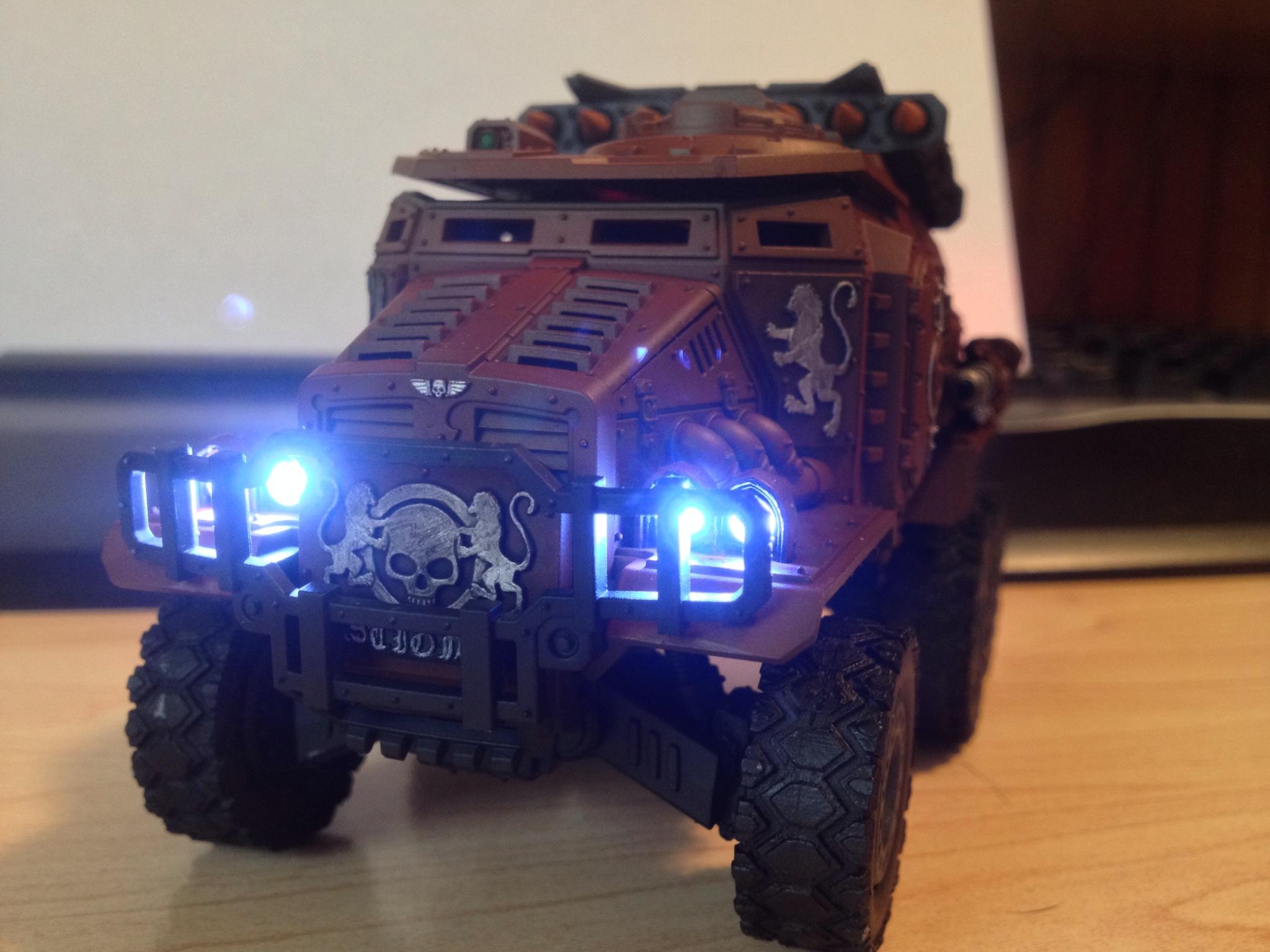 Imperial Guard, LED, Taurox, Taurox Prime, Wheeled
