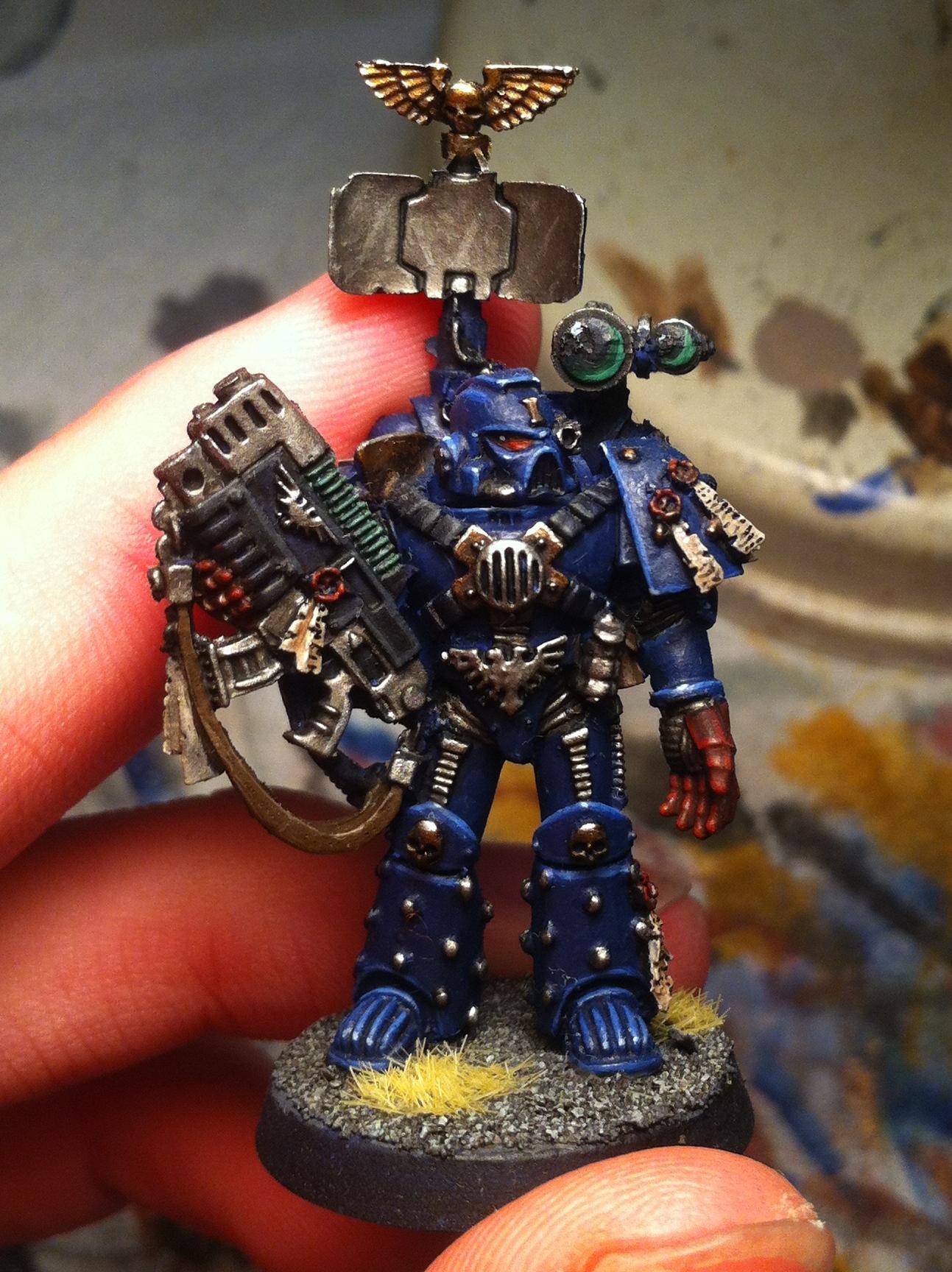 Crimson Fist, Devestator, Sergeant, Space Marines