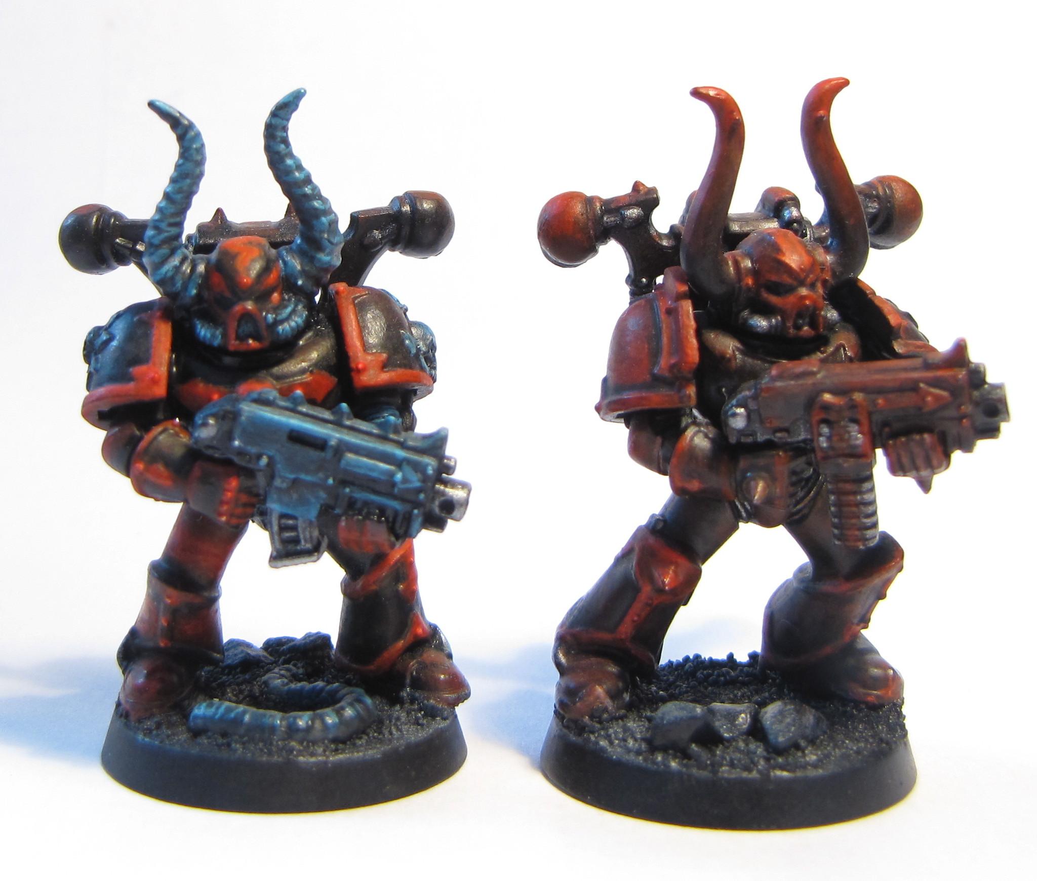 Chaos Space Marines, Warhammer 40,000, Work In Progress