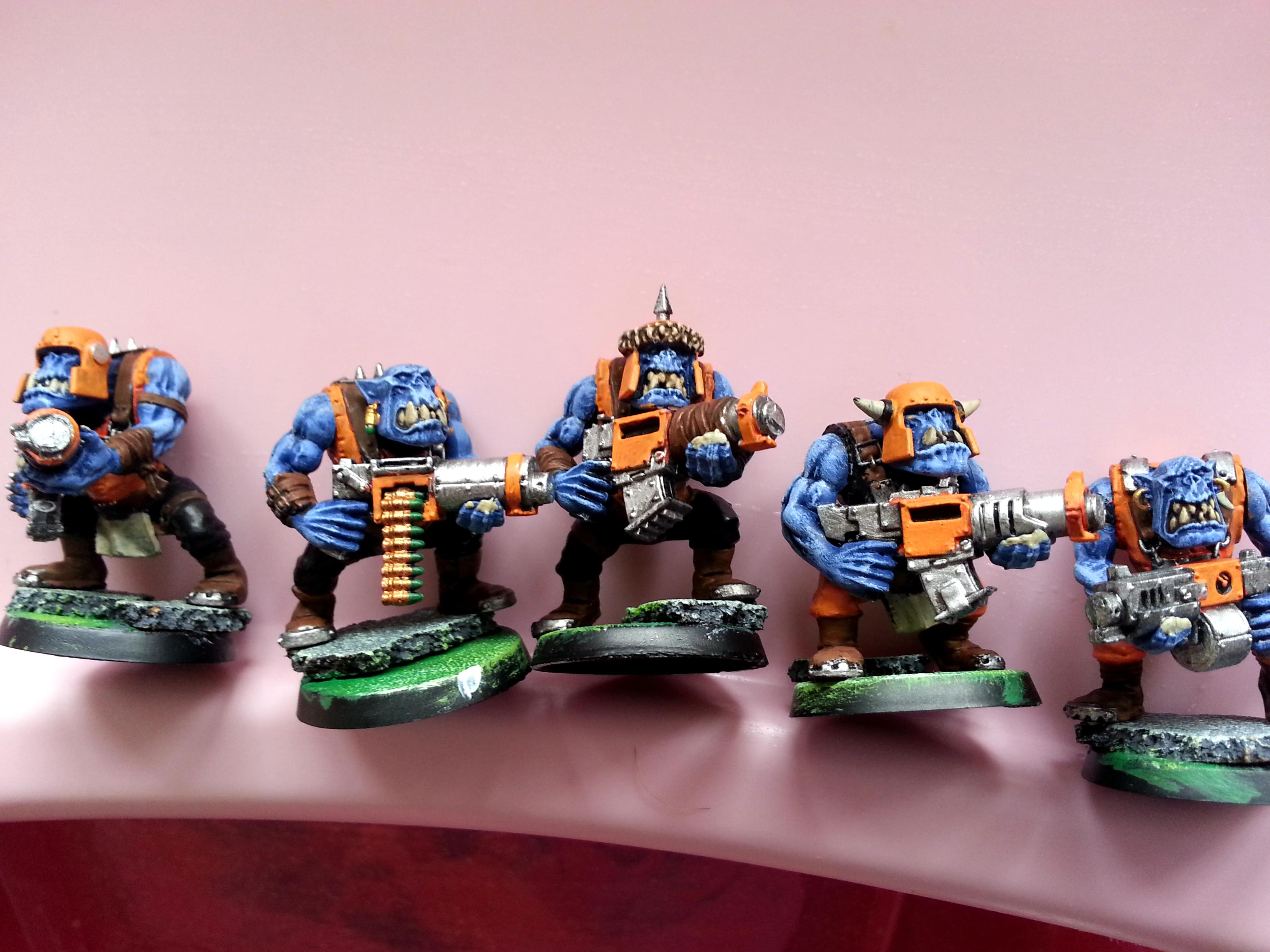 Orks, blue orks