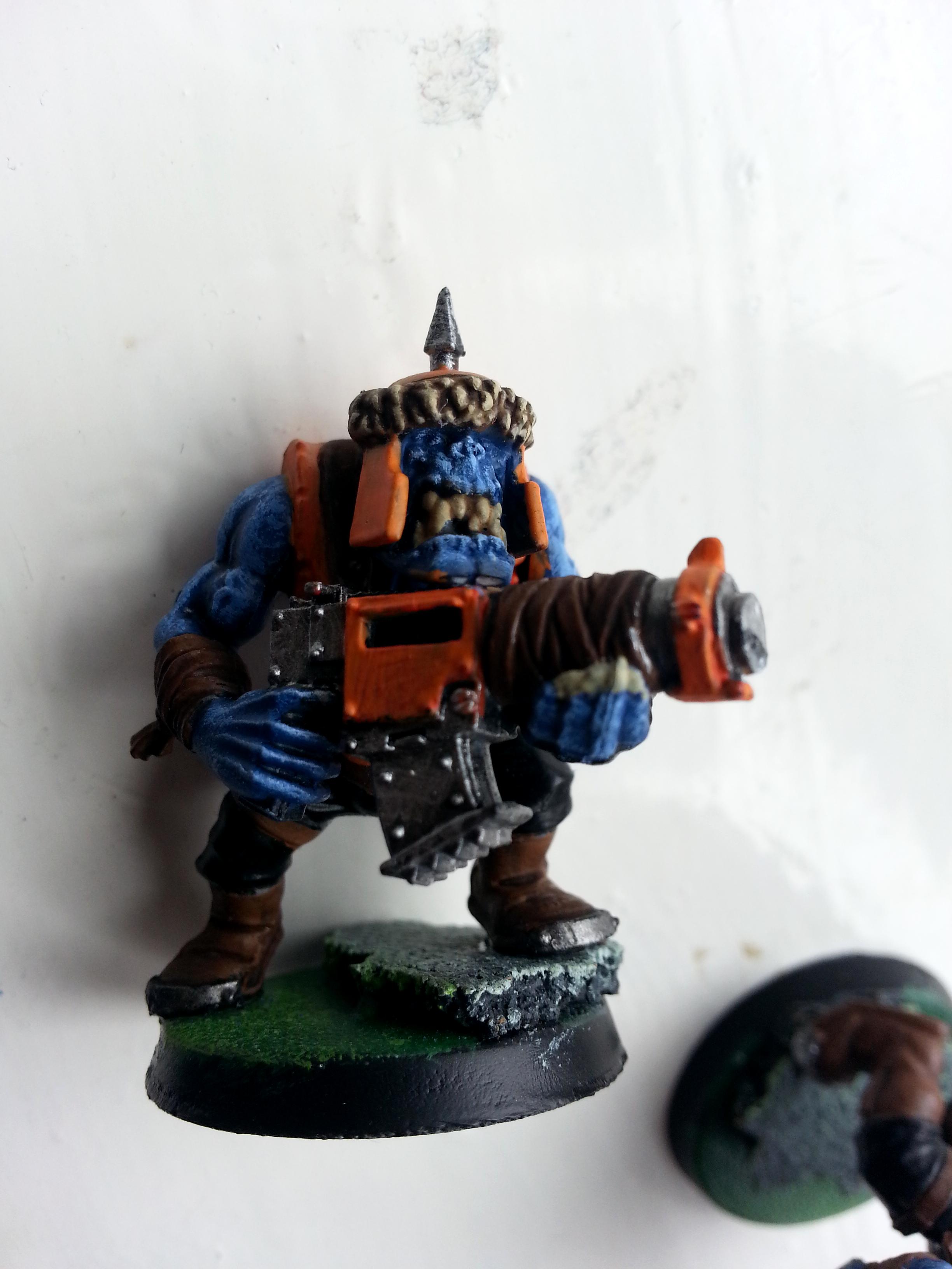 Orks, blue ork