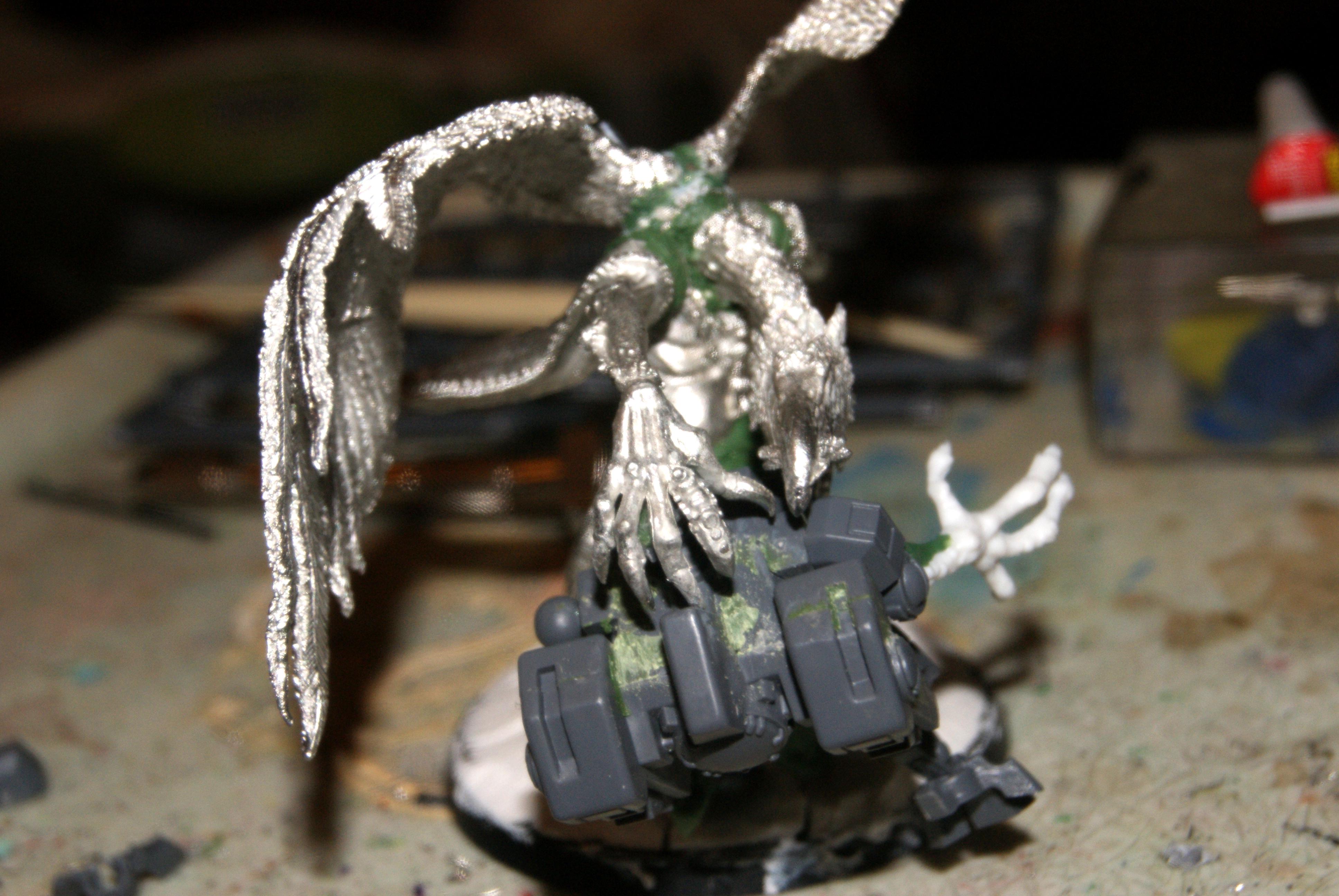 assembled from the front