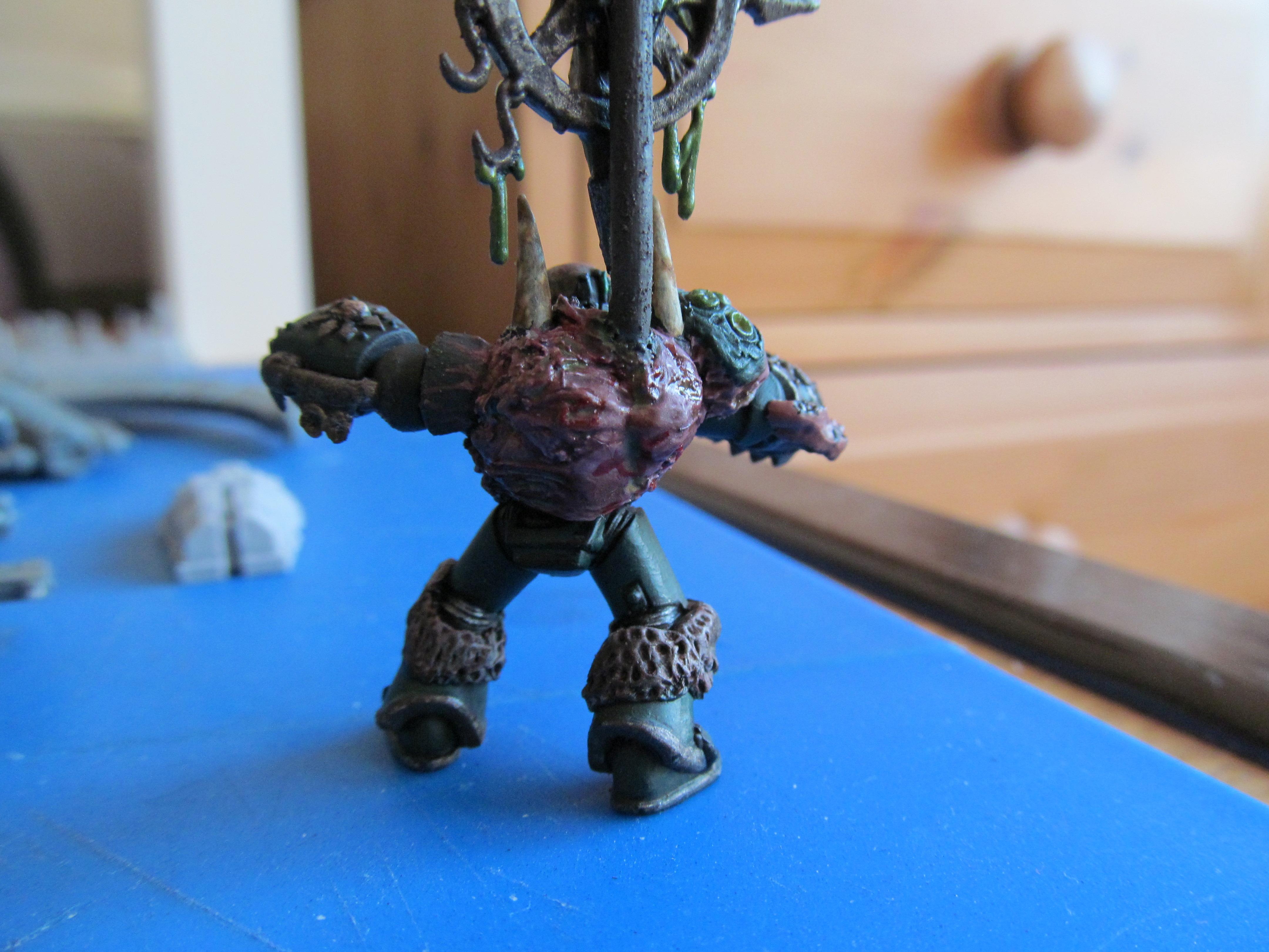 Nurgle Lord (Rotter Boxer) Complete Model Back View