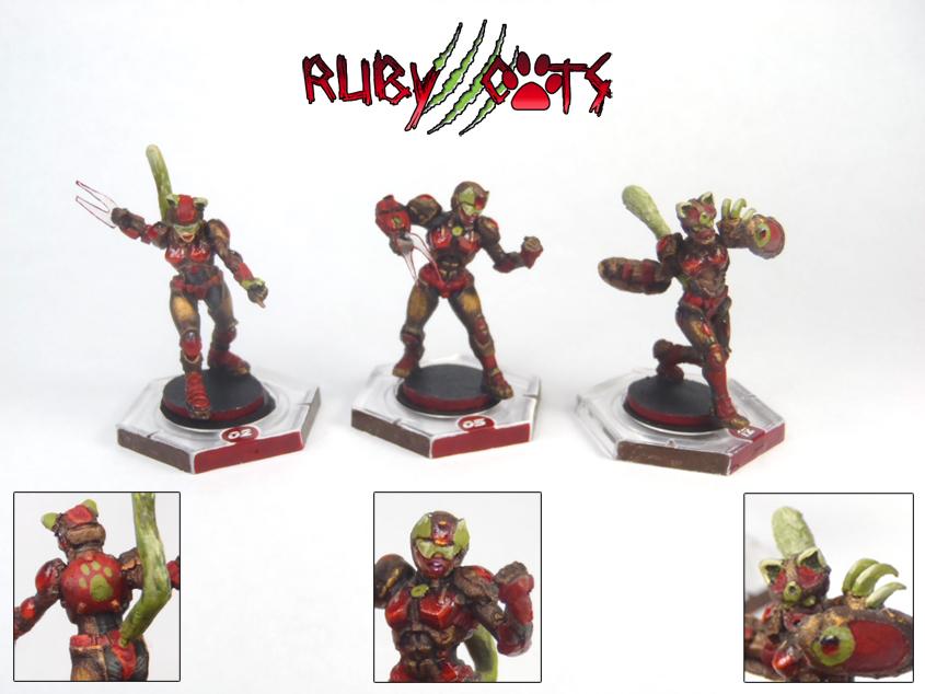 Dreadball, Female Corp, Mantic