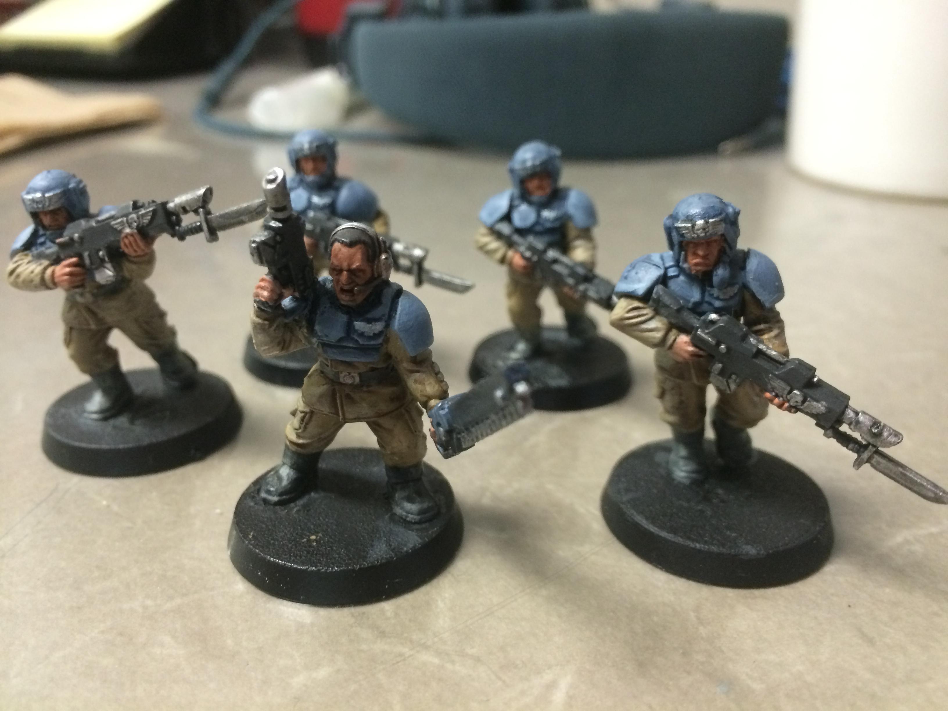 Astra Militarum Platoon Command Squad