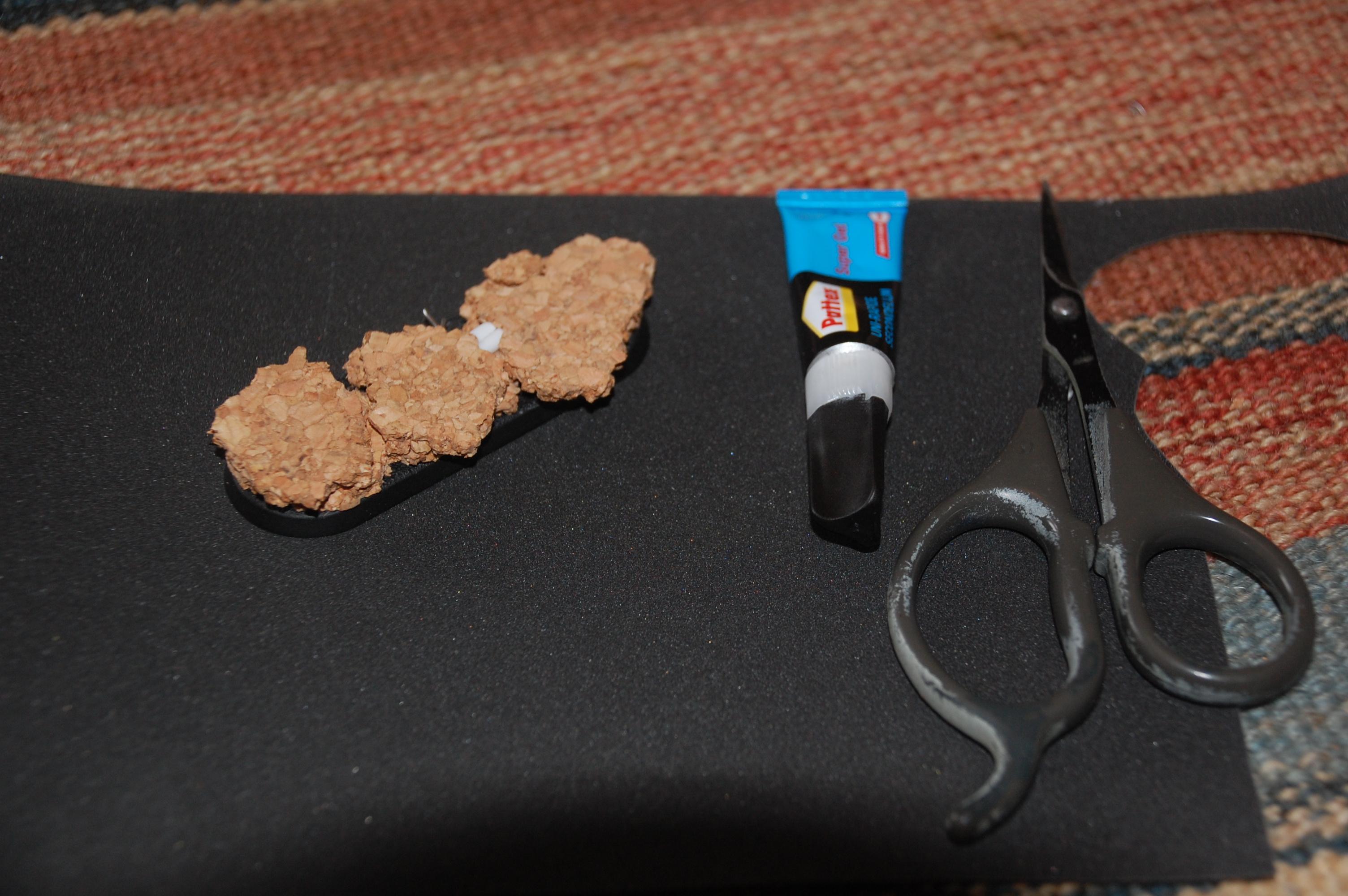 Added second layer of cork with a hotglue gun