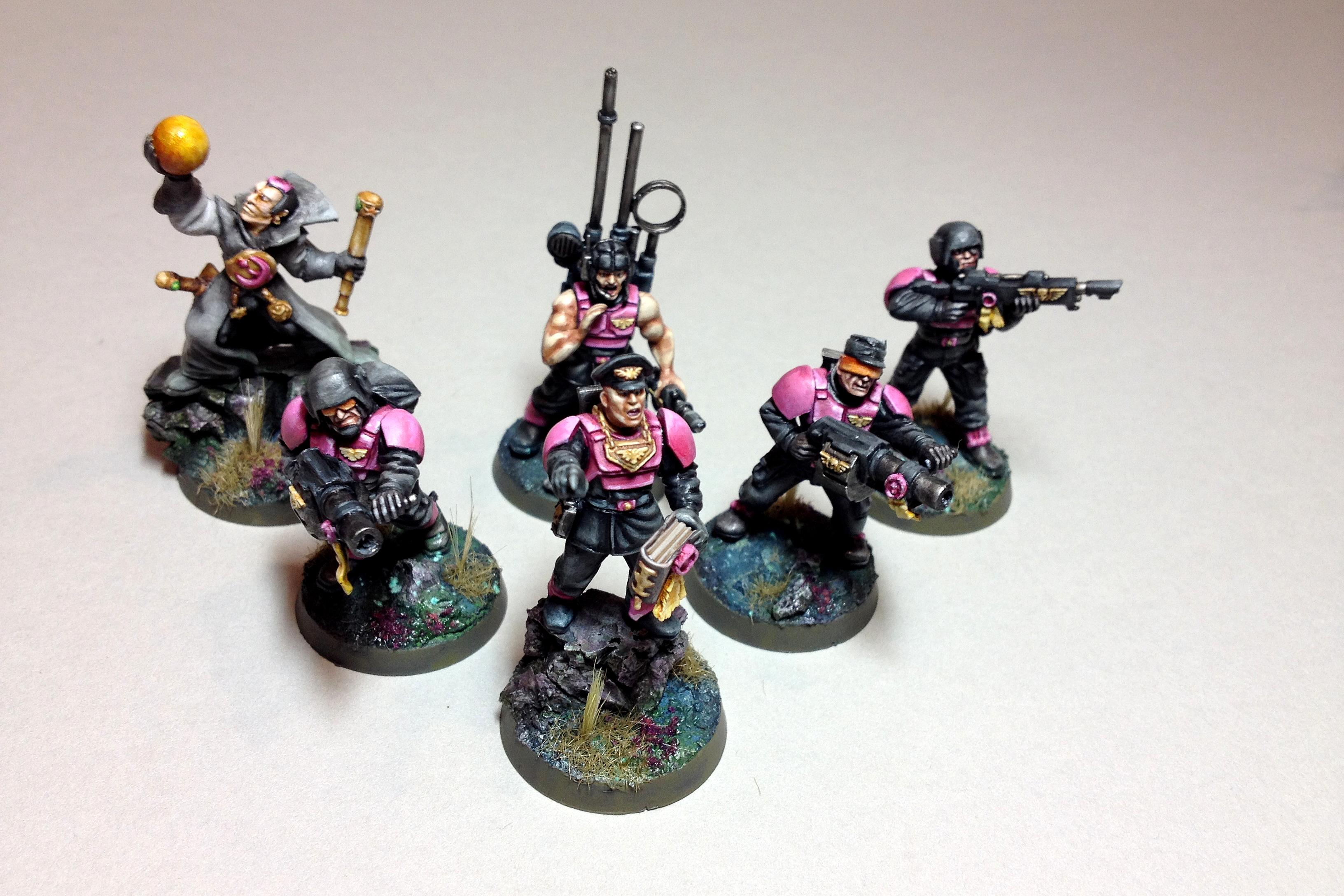 Astra Militarum, Company Command, Guard, Imperial Guard, Veteran, Warhammer 40,000