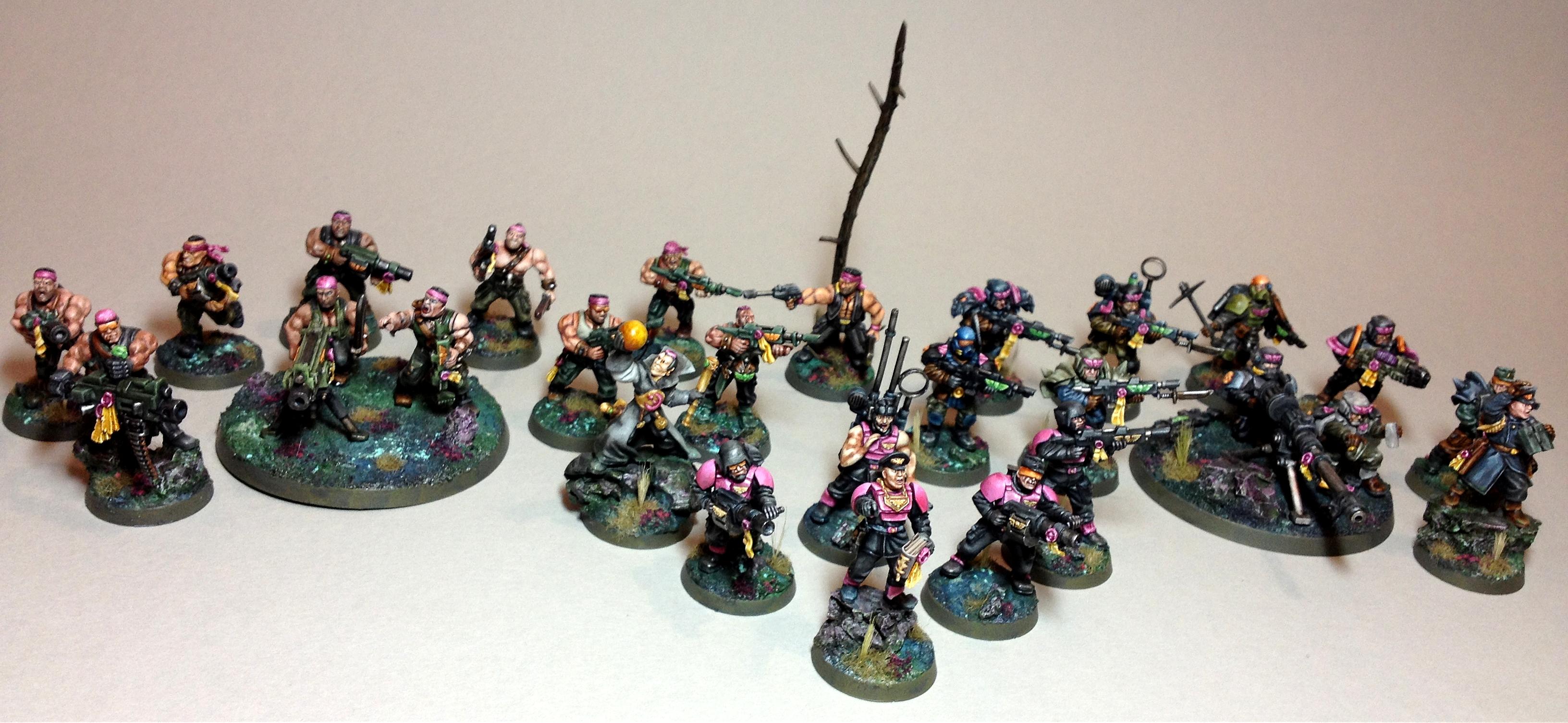 Astra Militarum, Company Command, Guard, Imperial Guard, Veteran, Warhammer 40,000