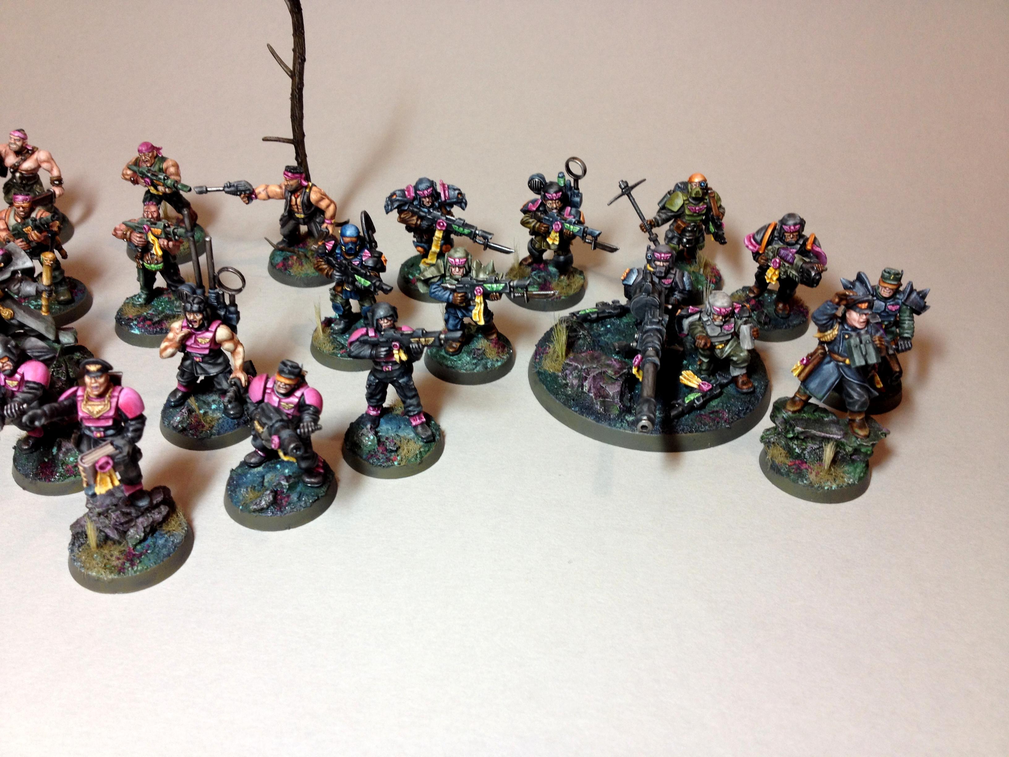 Astra Militarum, Company Command, Guard, Imperial Guard, Veteran, Warhammer 40,000