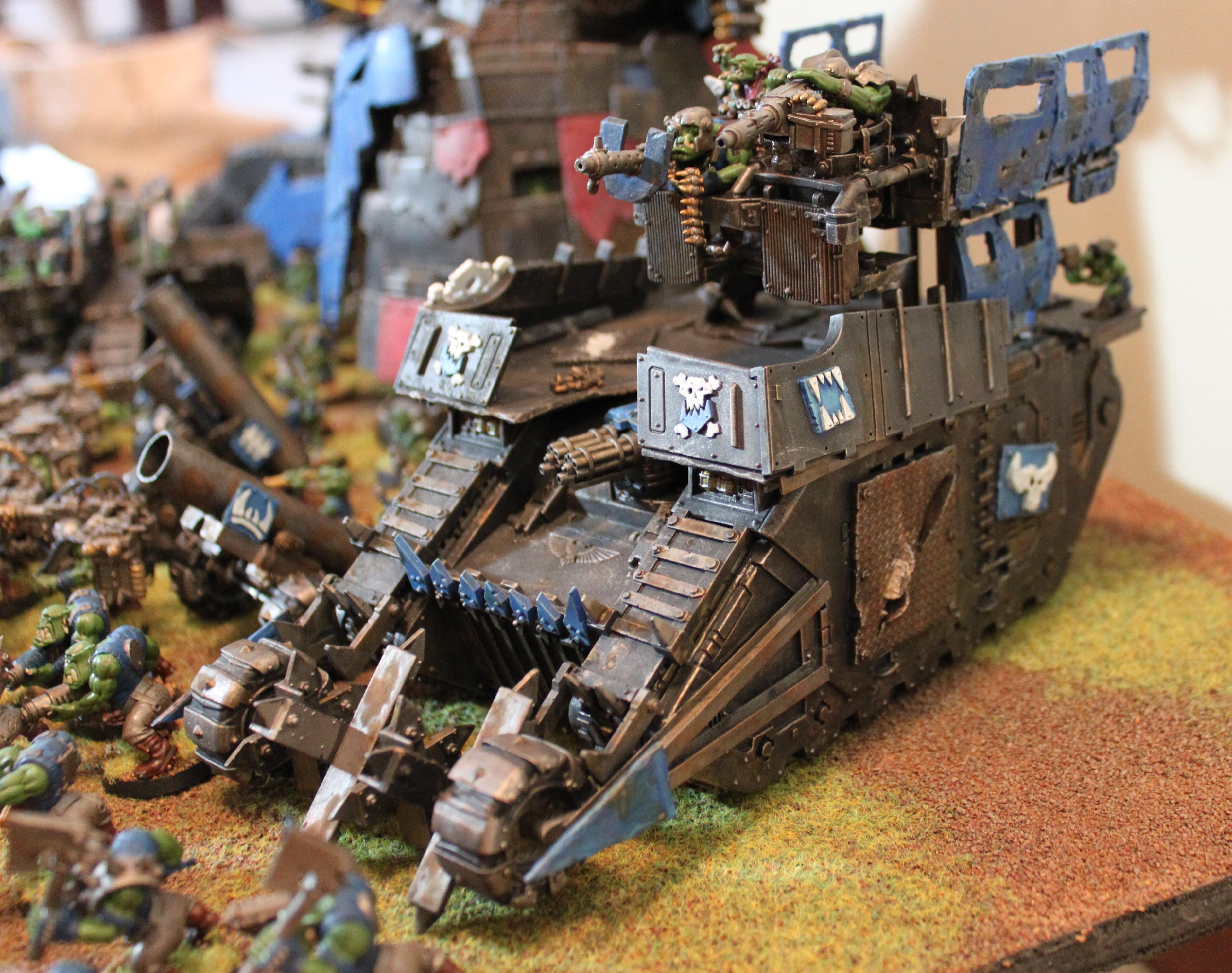 Battlewagons, Big Guns, Big Mek. Warboss, Bike, Boy, Dakkajet, Ghazghulll, Kannons, Lobbas, Lootas, Nob, Orks, Shootas, Slugga, Stompa, Trukk