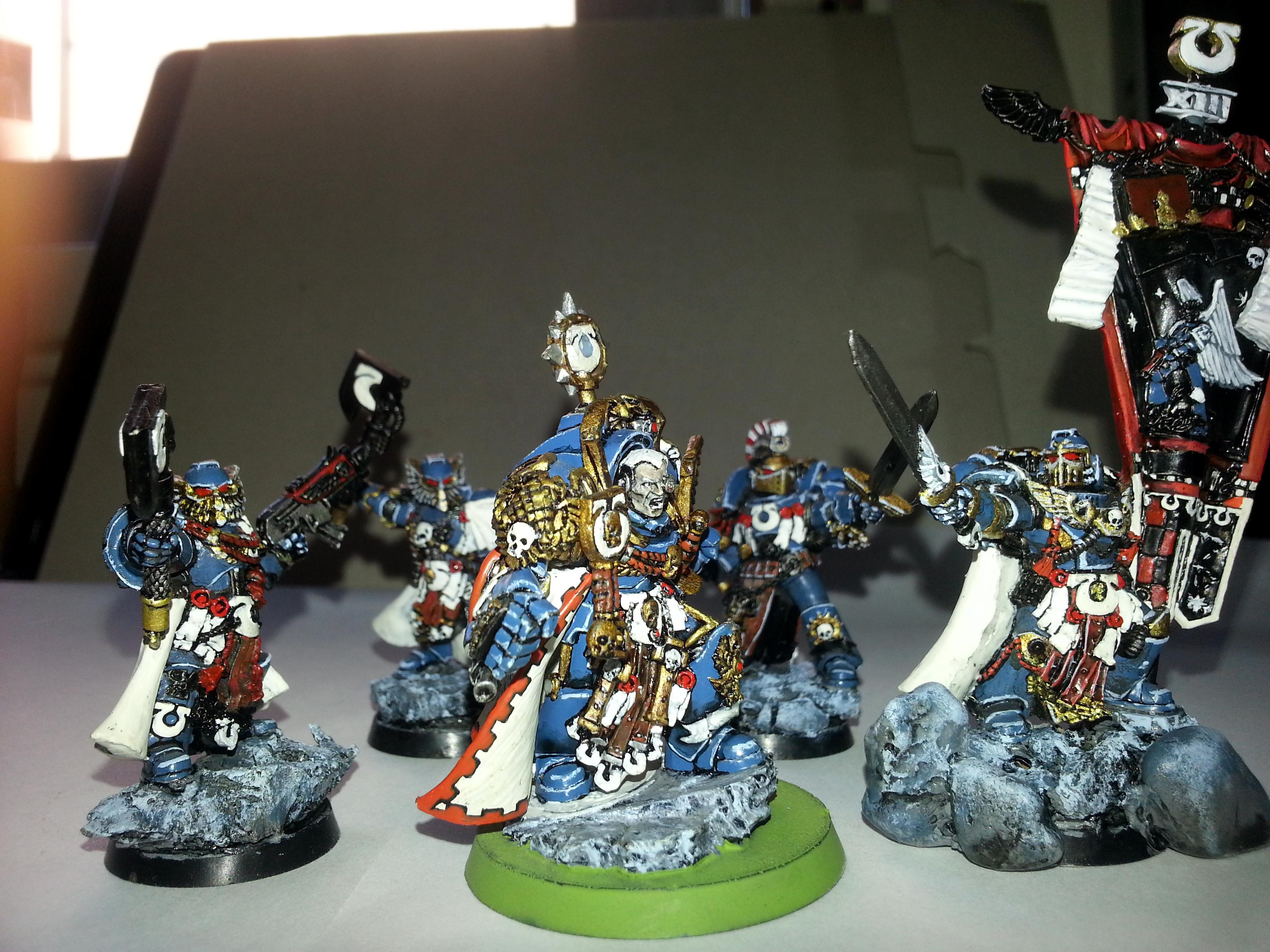 Emperor, Headquarters, Honour Guard, Marneus Calgar, Space Marines, Troops, Ultramarines, Warhammer 40,000, Work In Progress
