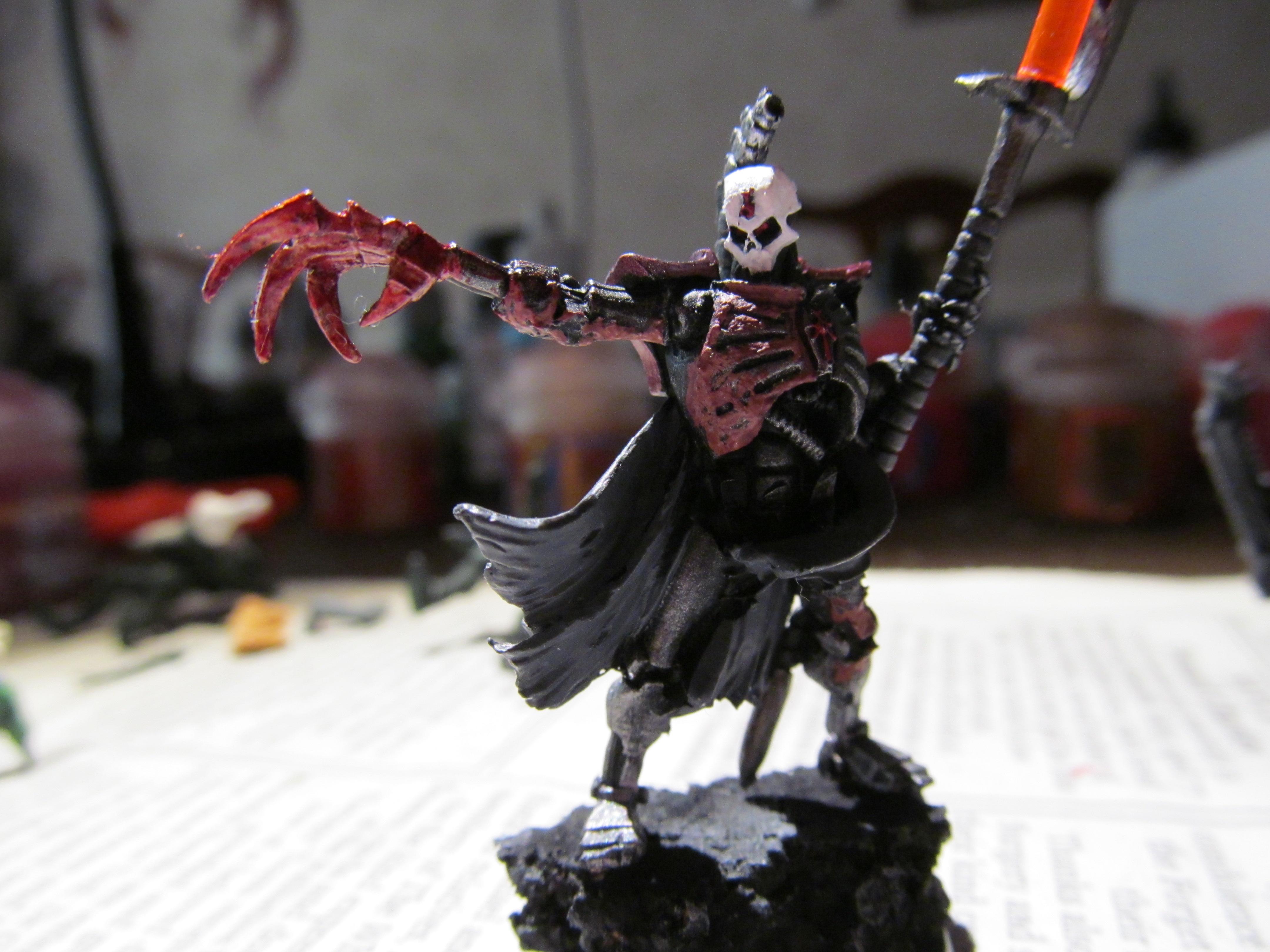 Necron Lord (Crimson Fist Slayer) Close Up