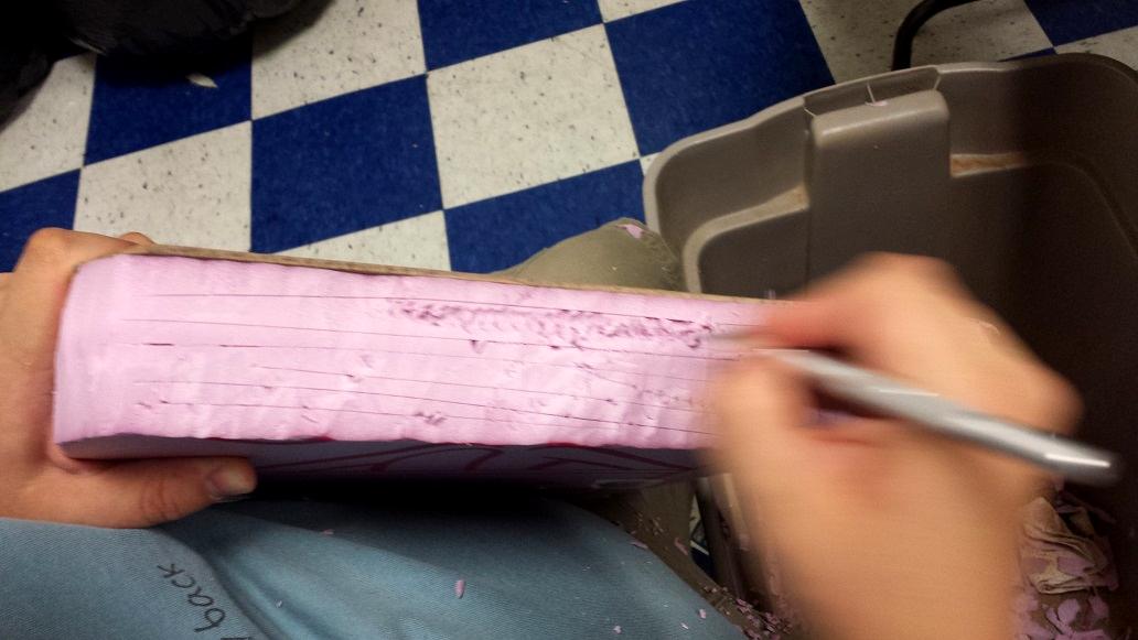 Cliff, Cliff Sides, Foam, Hand Made, How To, Pink Foam, Terrain, Tutorial, Waaazag, Work In Progress