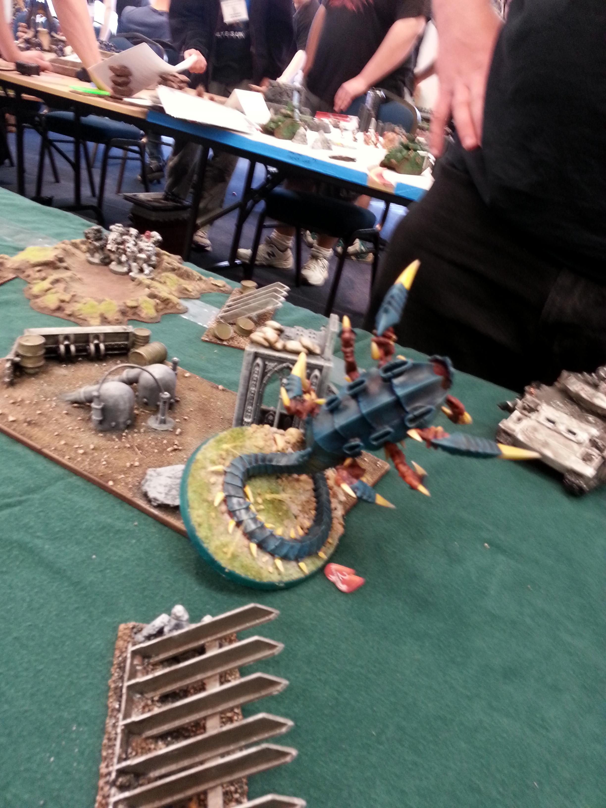 Turn 2b SM: Devastators shoot Trygon