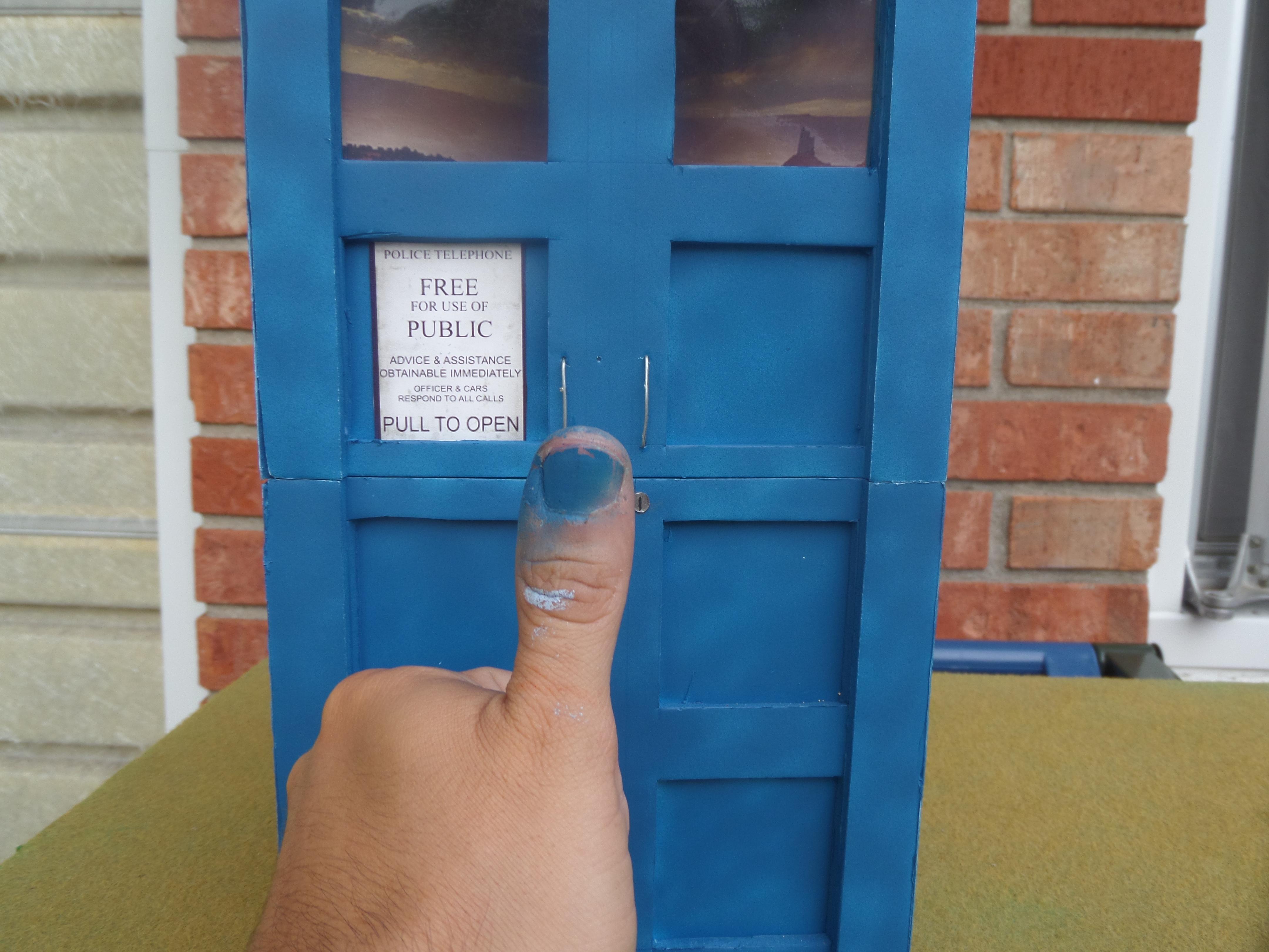 Diorama, Dr Who, Tardis