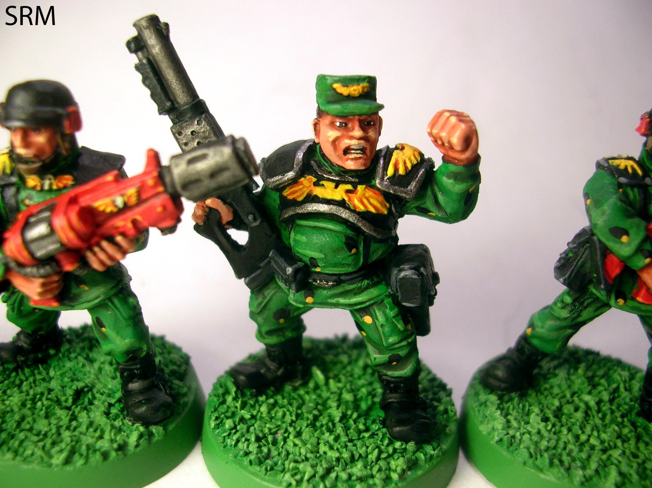2nd Edition, Cadians, Colonel, Lieutenant, Officer, Out Of Production, Retro, Shotgun