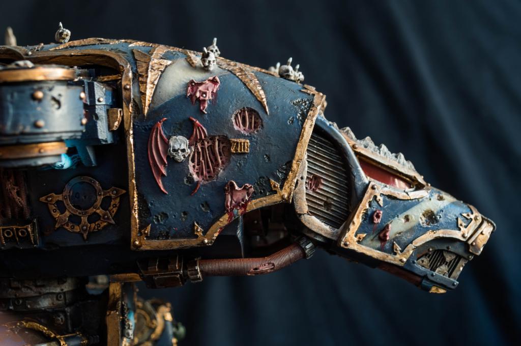 Blue, Blue And Grey, Chaos, Chaos Space Marines, Forge World, Grey, Night Lords, Pip, Scout Titan, Titan, Warhammer 40,000, Warhound