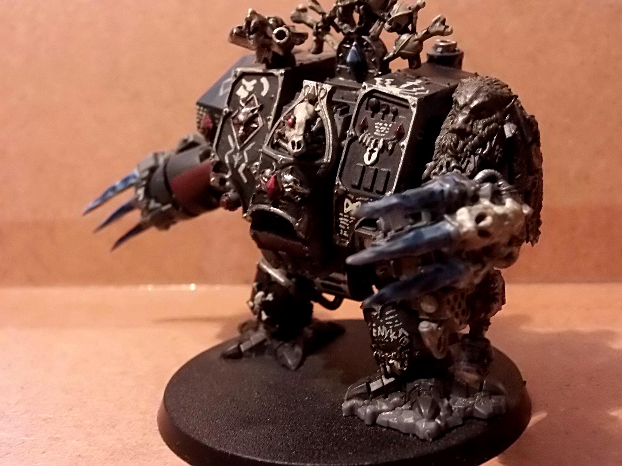 Bjorn The Fell Handed, Dreadnought, Murderfang, Space Marines, Space Wolves, Venerable