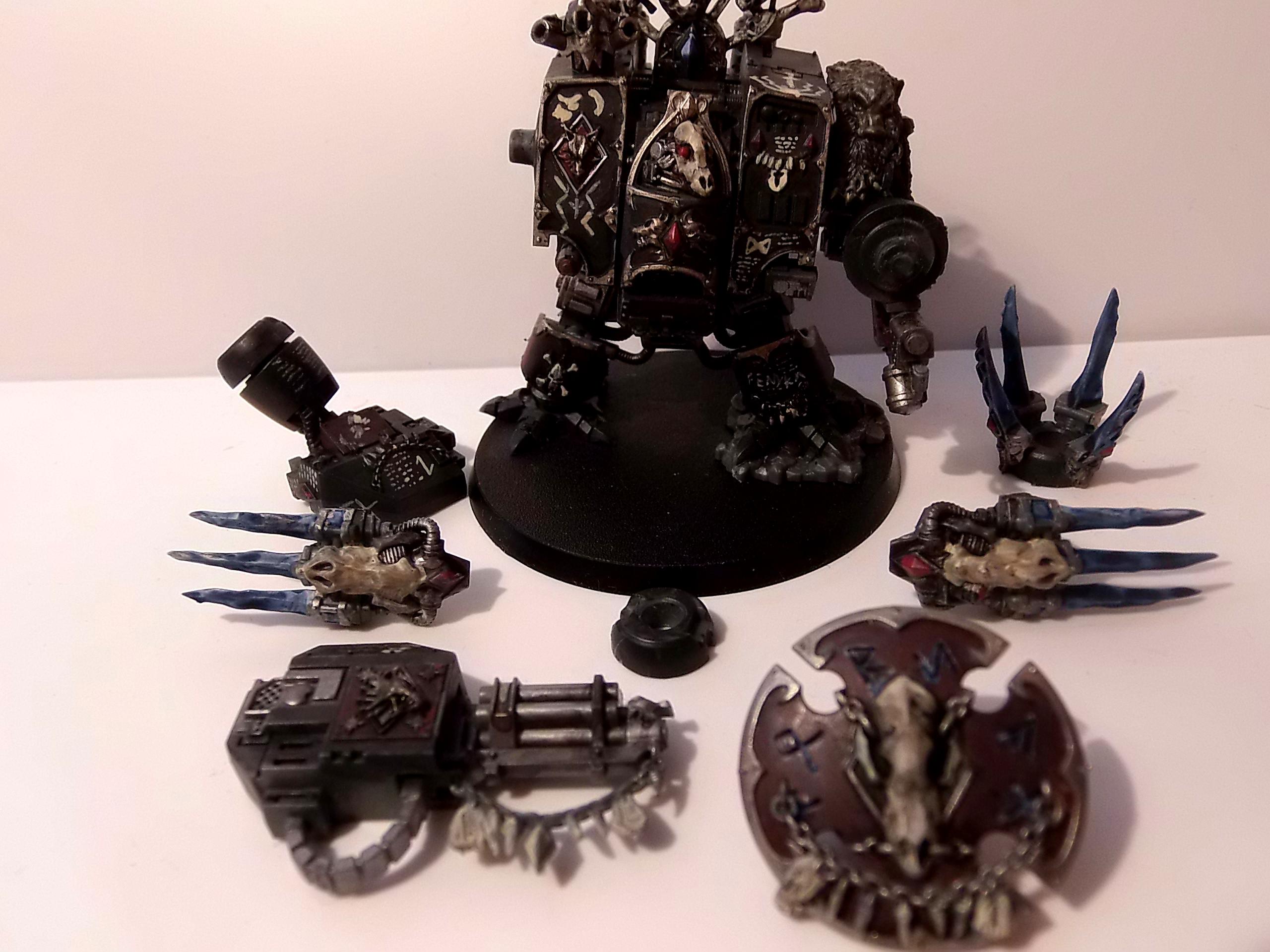 Bjorn The Fell Handed, Dreadnought, Murderfang, Space Marines, Space Wolves, Venerable