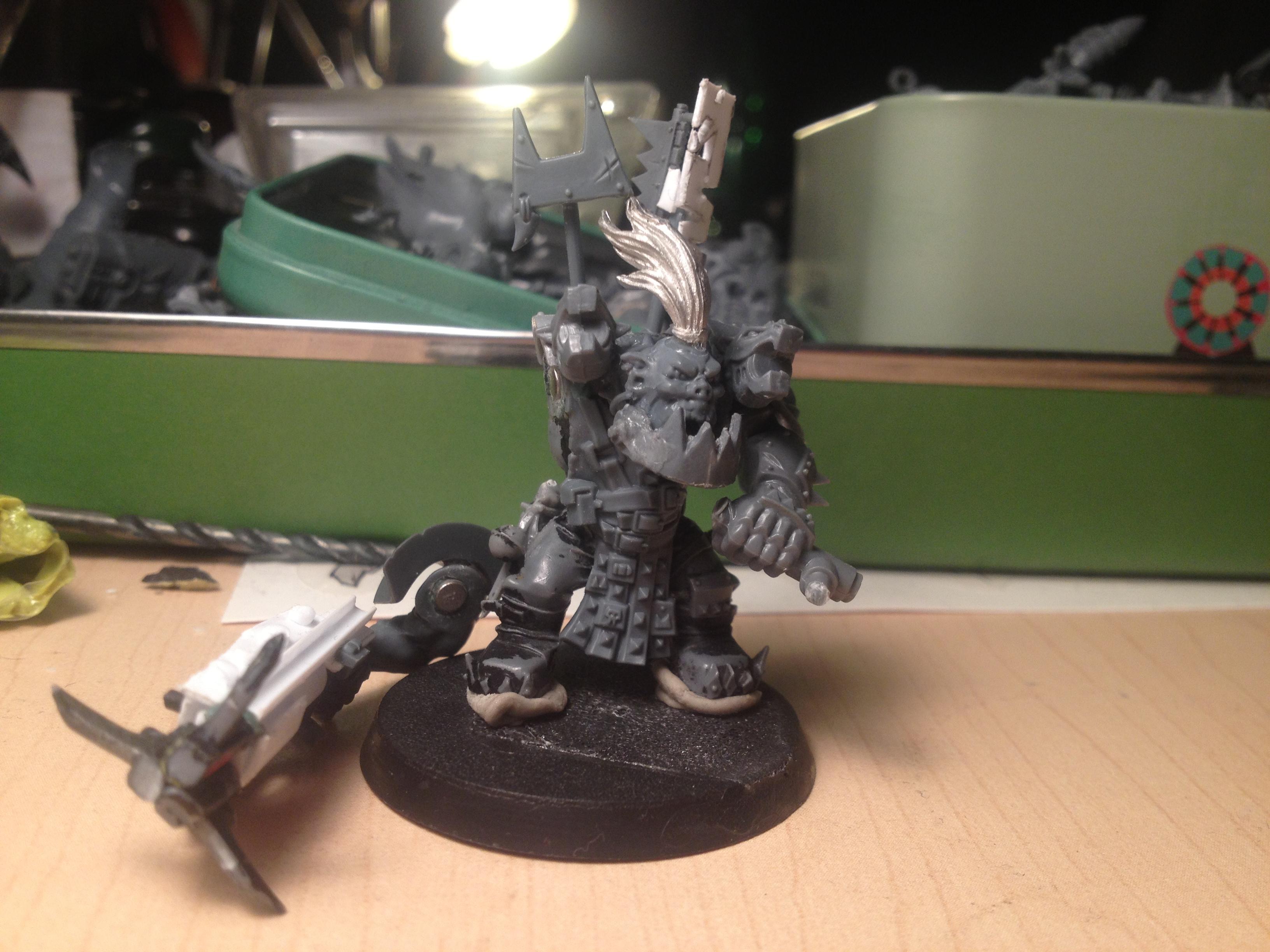 Conversion, Flash Gits, Flash Gitz, Nob, Orks