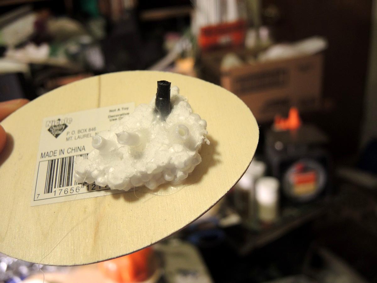 Hotglue, Lolipop Sticks, Straws, Styrofoam, Terrain, Tutorial, Waaazag, Wood Shapes, Work In Progress