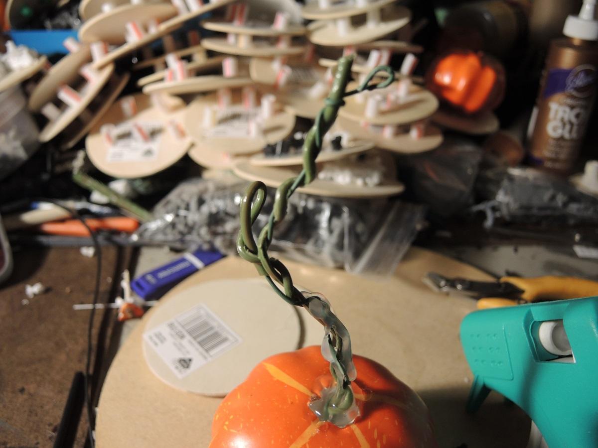 Alien, Commission, Hotglue, Lolipop Sticks, Pumpkin, Styrofaom, Terrain, Tutorial, Waaazag, Warhammer 40,000, Warhammer Fantasy, Wire, Wooden Shapes, Work In Progress