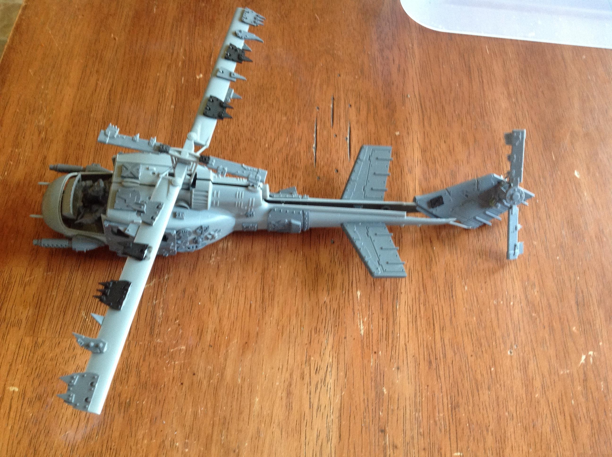 Conversion, Helicopter, Orks, Warkoptas, Work In Progress