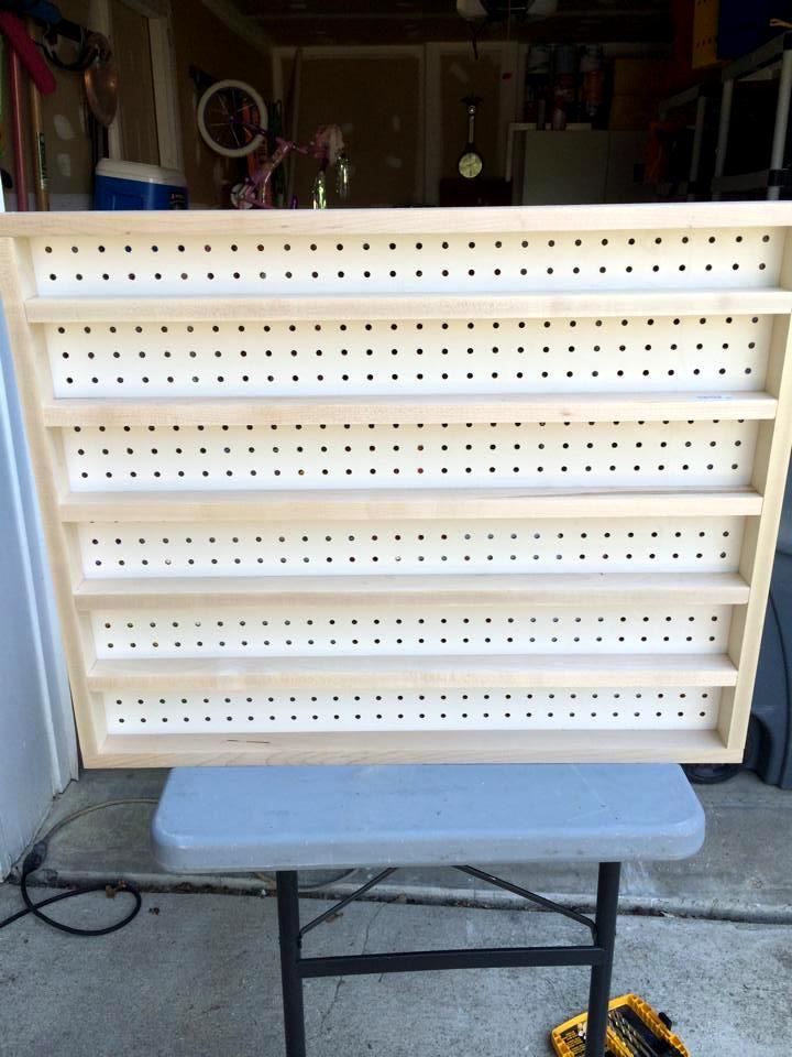 Paint Rack, Homemade Paint Rack