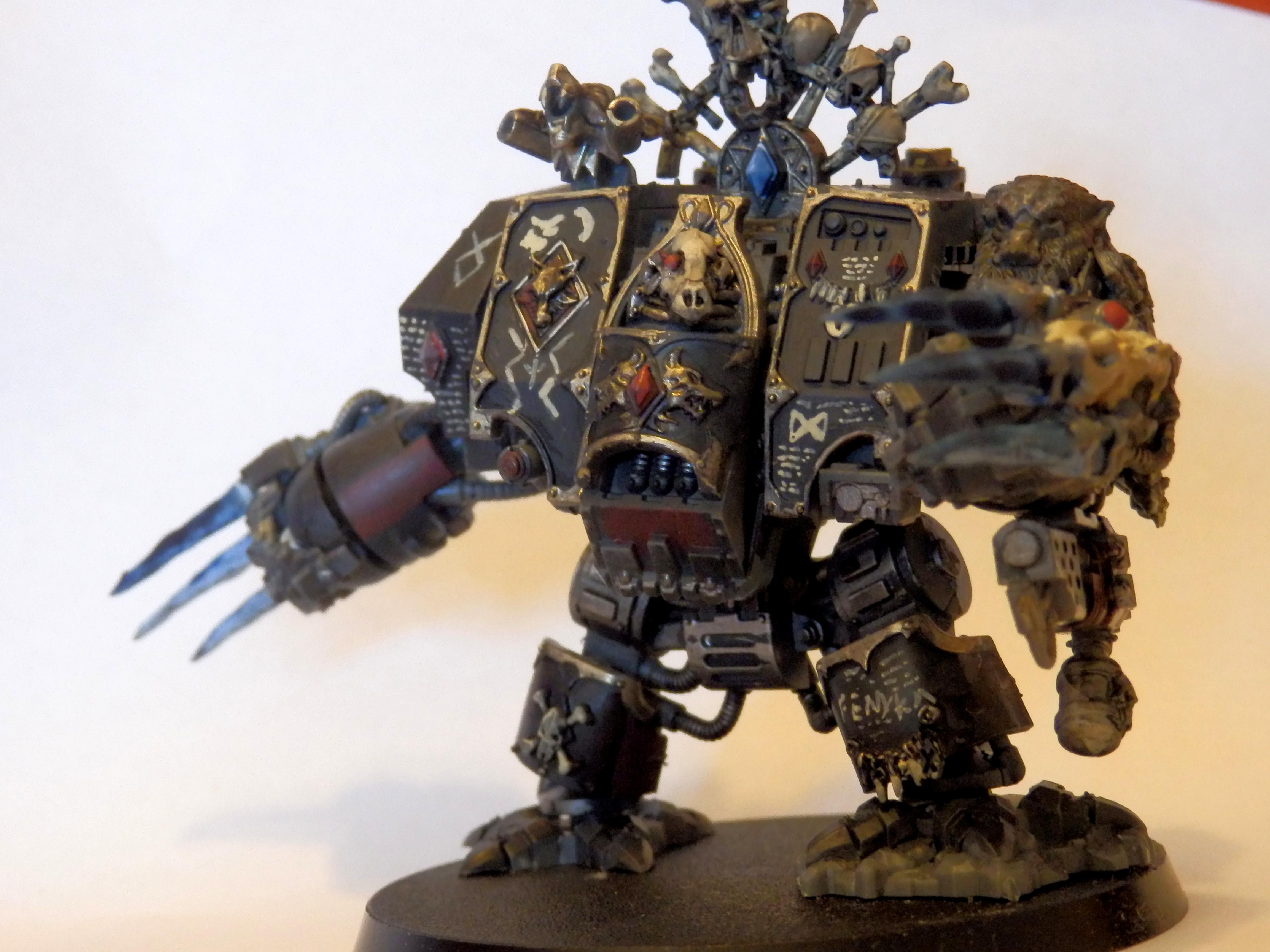 Bjorn The Fell Handed, Dreadnought, Murderfang, Space Marines, Space Wolves, Venerable