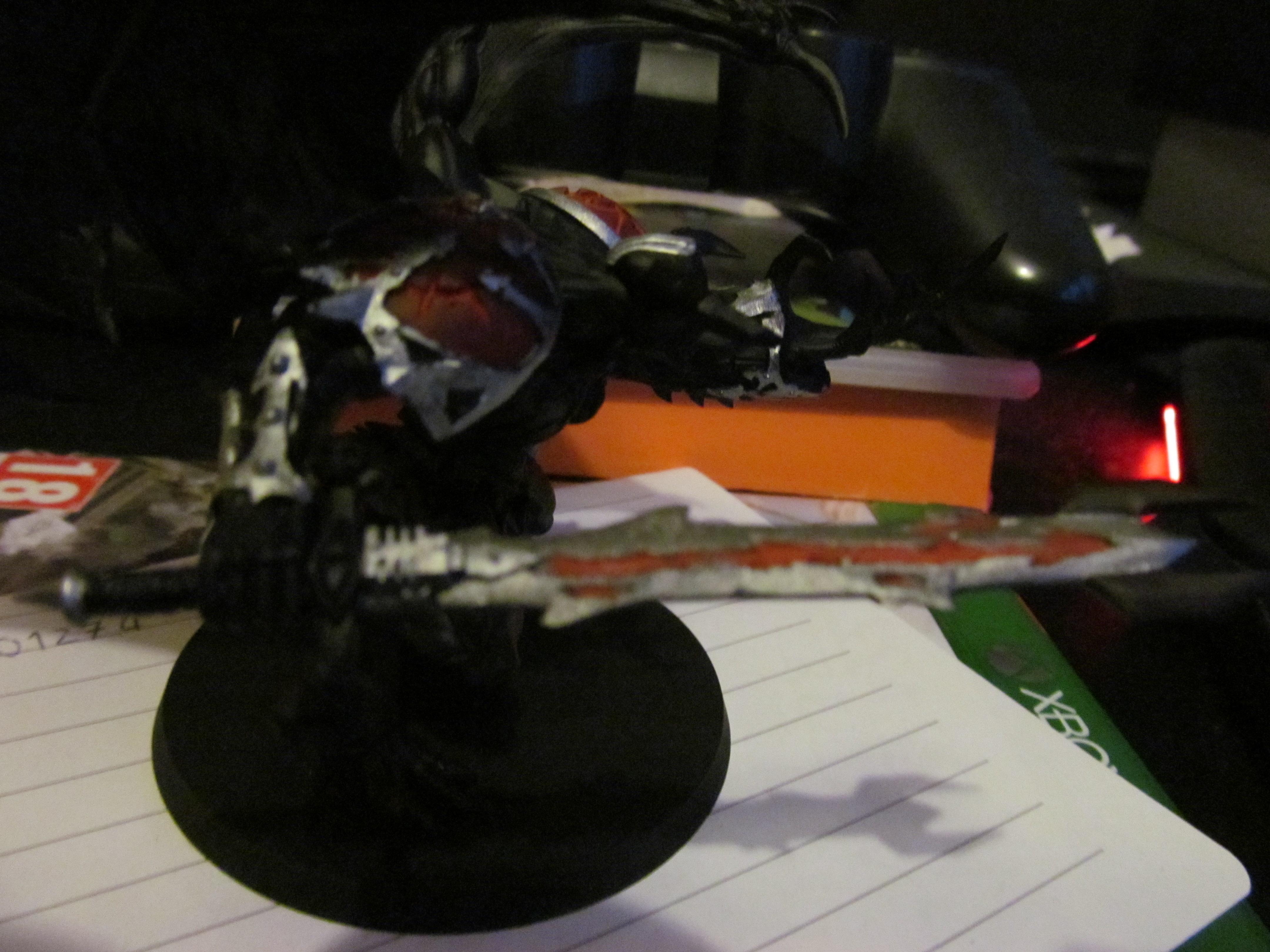 Daemon Prince Kazraguhl (WIP So Far Day 1 of painting) Blade View