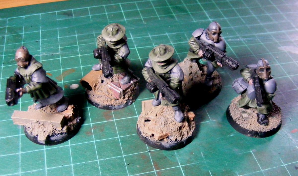 Genswick, Imperial Guard, Paint In Progress, Siege Army