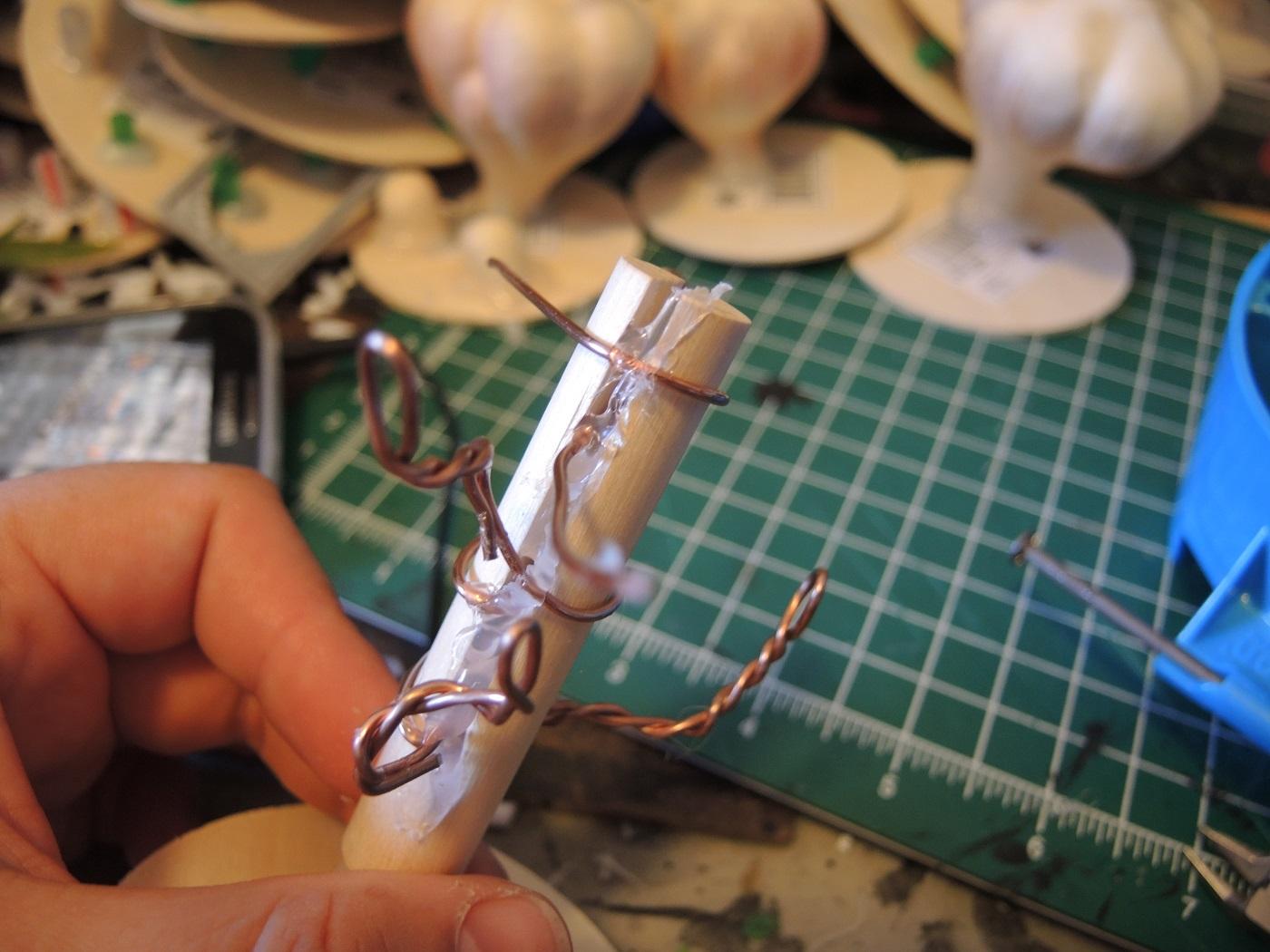 Alien, Commission, Garlic, Hot Glue, Hotglue, Jungle, Straws, Terrain, Tutorial, Waaazag, Waazag, Wood, Work In Progress
