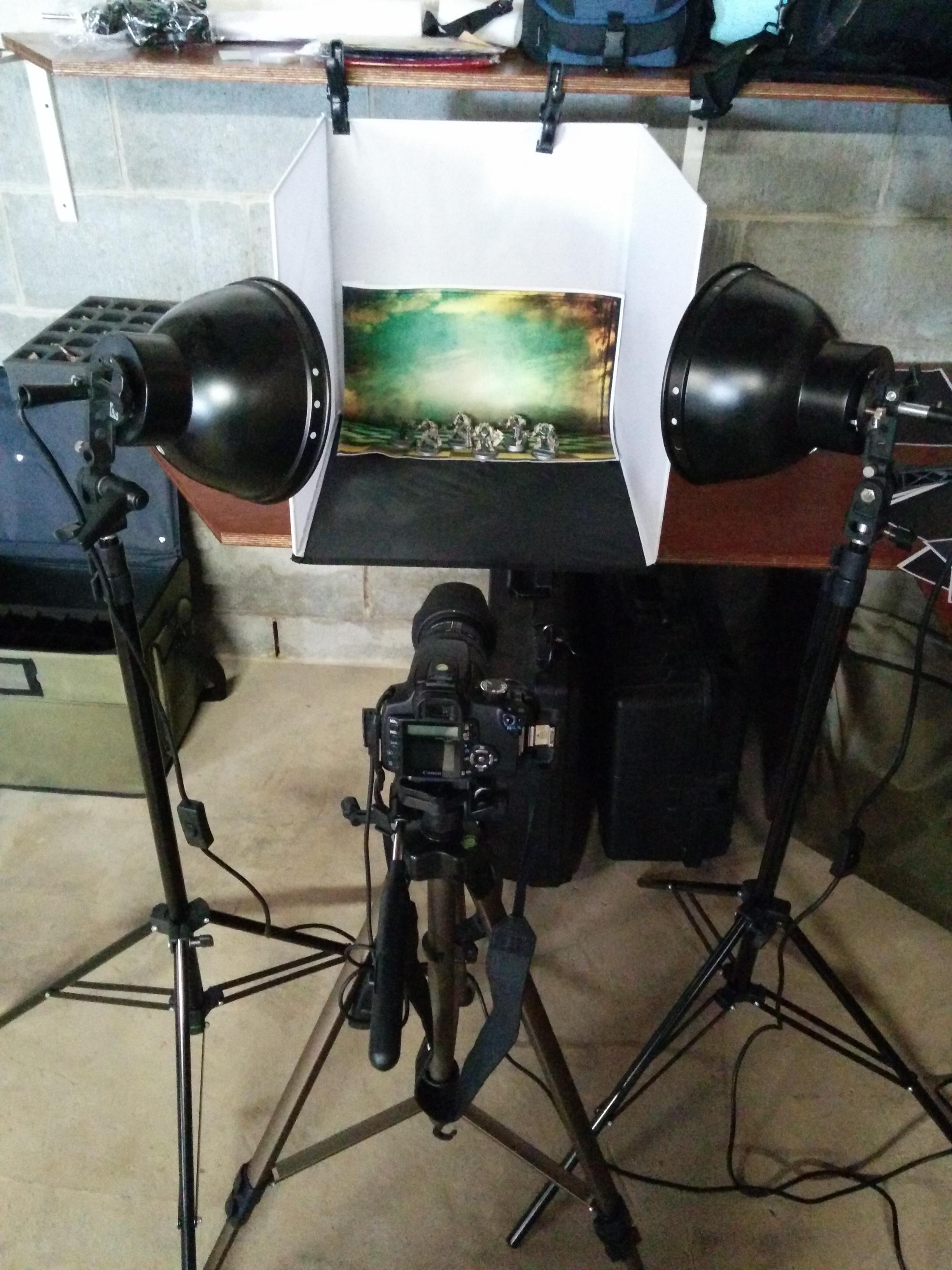 Camera, Lightbox, Photo, Setup