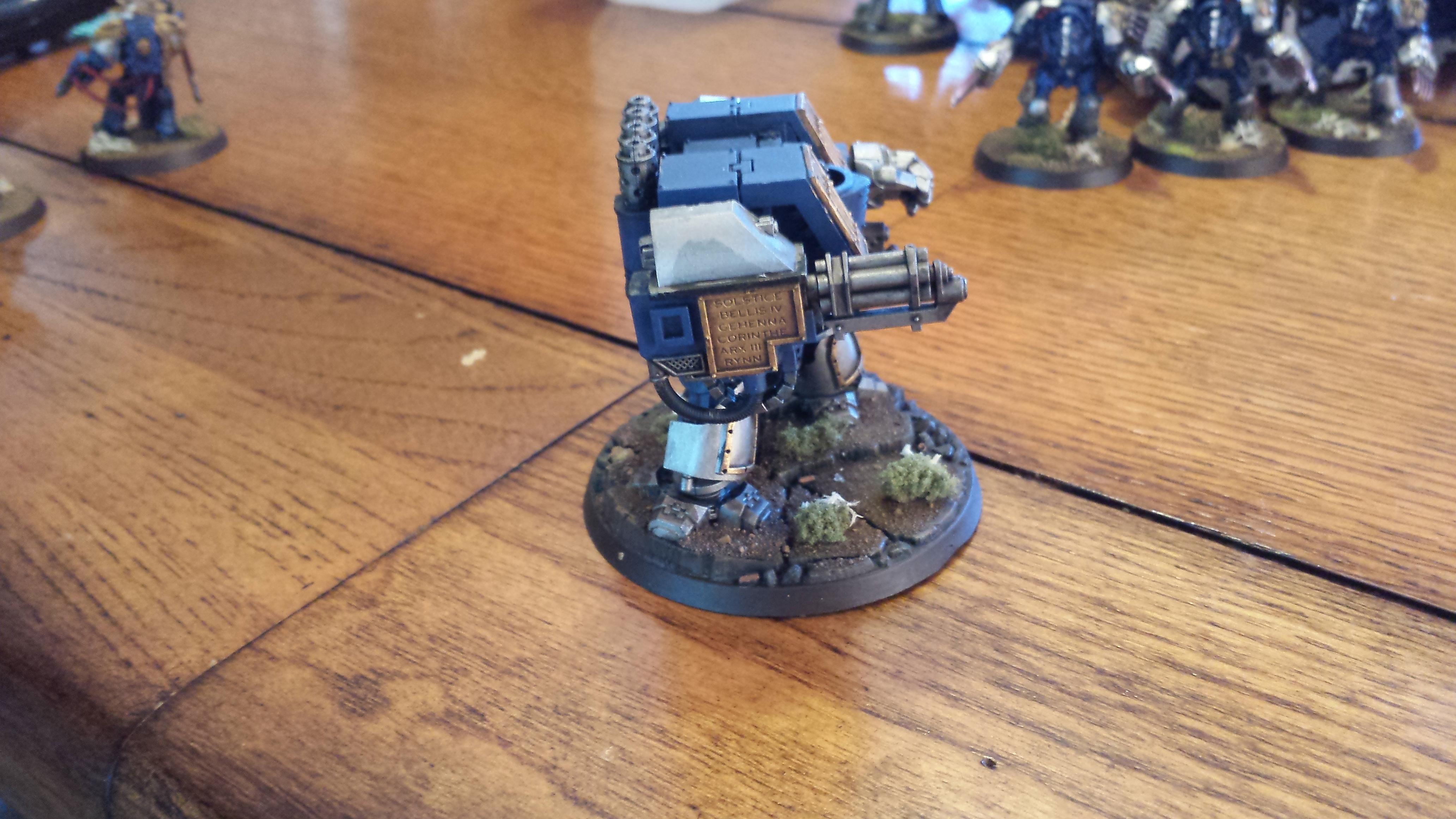 Dreadnought, Space Marines, Ultramarines, Warhammer 40,000