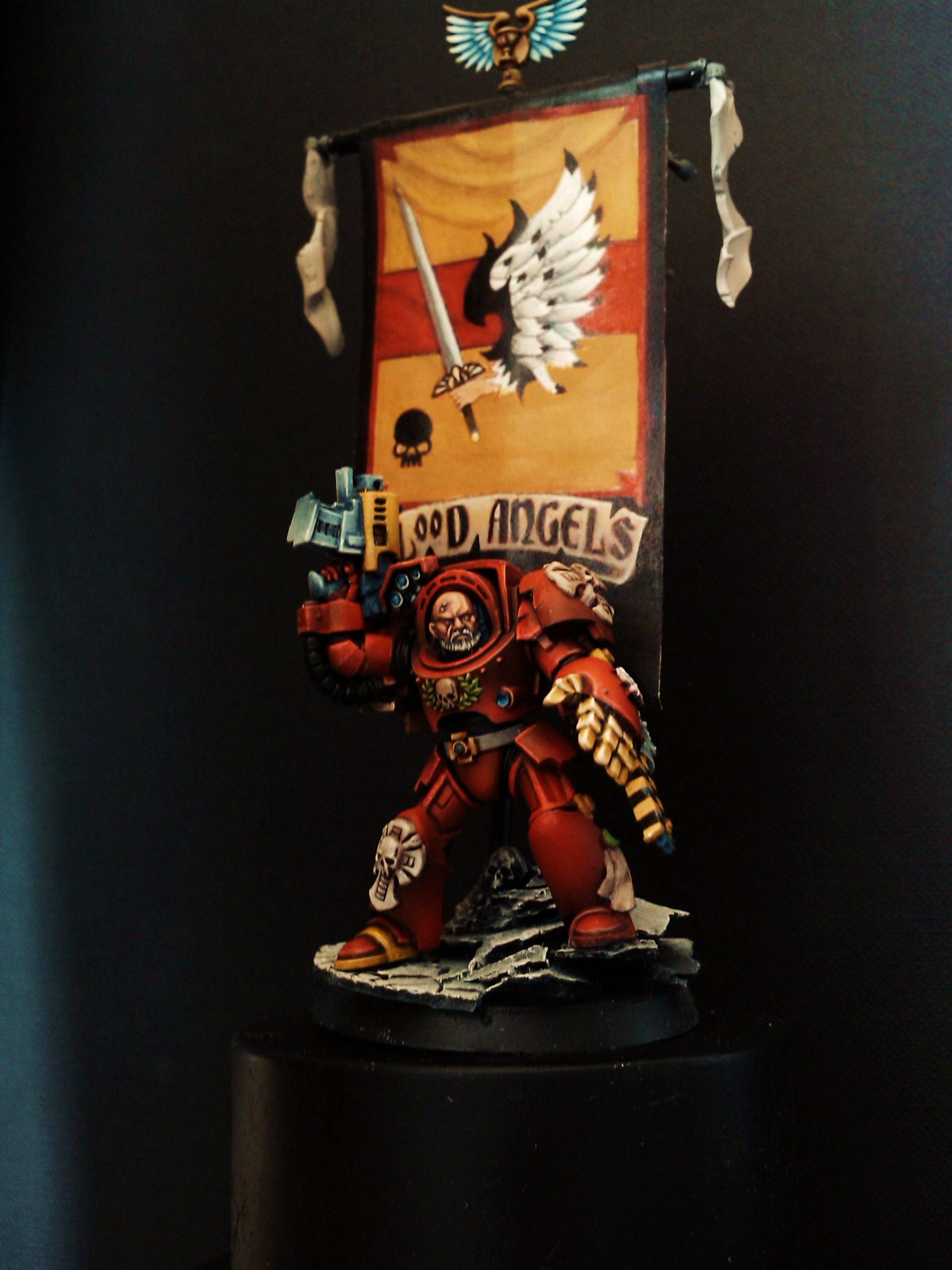 Blood Angel Terminator Sergeant, Blood Angels, Standard, Terminator Armor