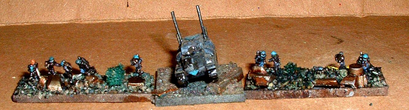 6mm, Epic, Imperium, Command Group 232nd Hrin Infantry