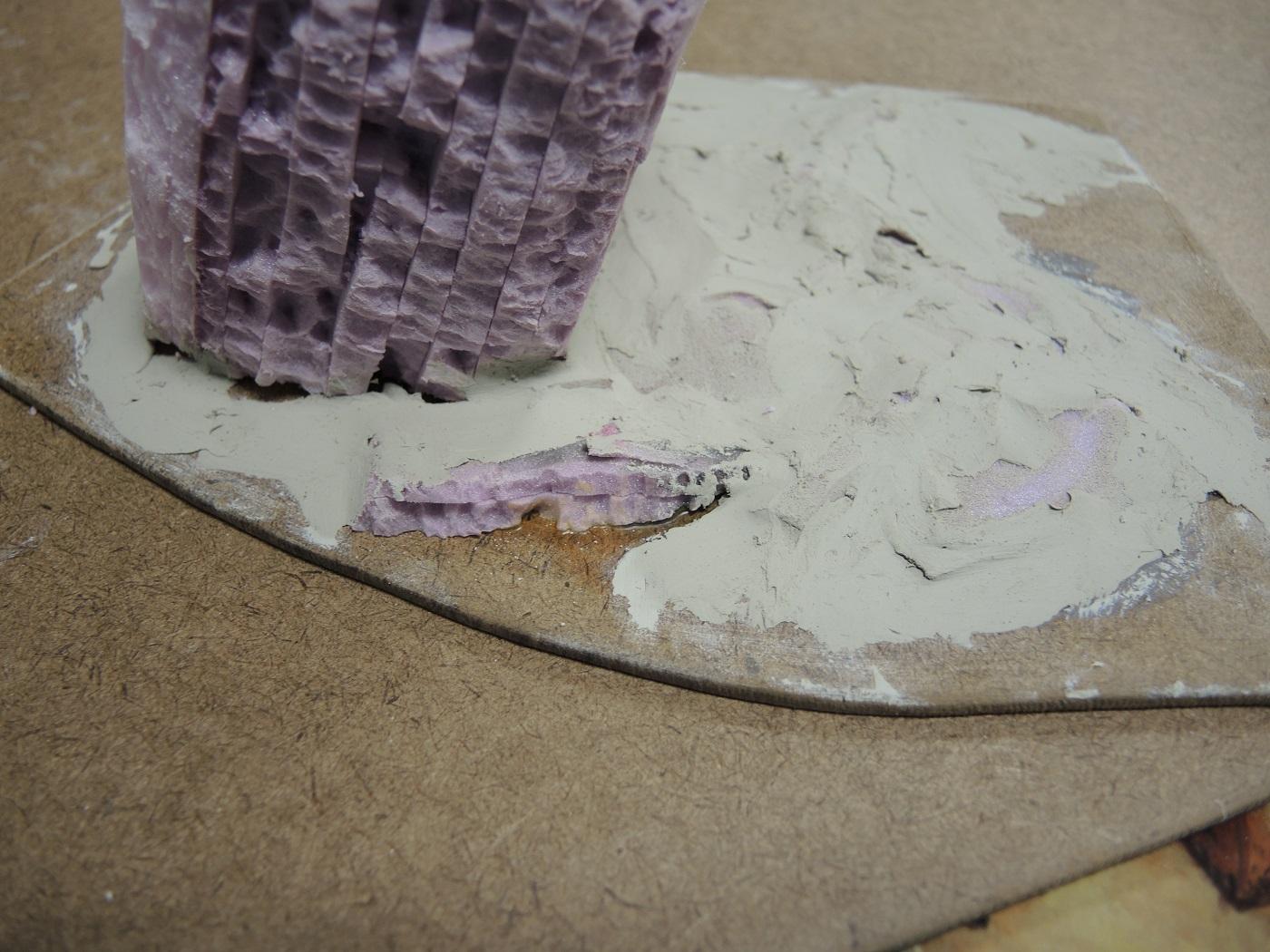 Blue, Commission, Hot Glue, Hotglue, Mesa, Pink, Styrofoam, Terrain, Tutorial, Waaazag, Waazag, Work In Progress