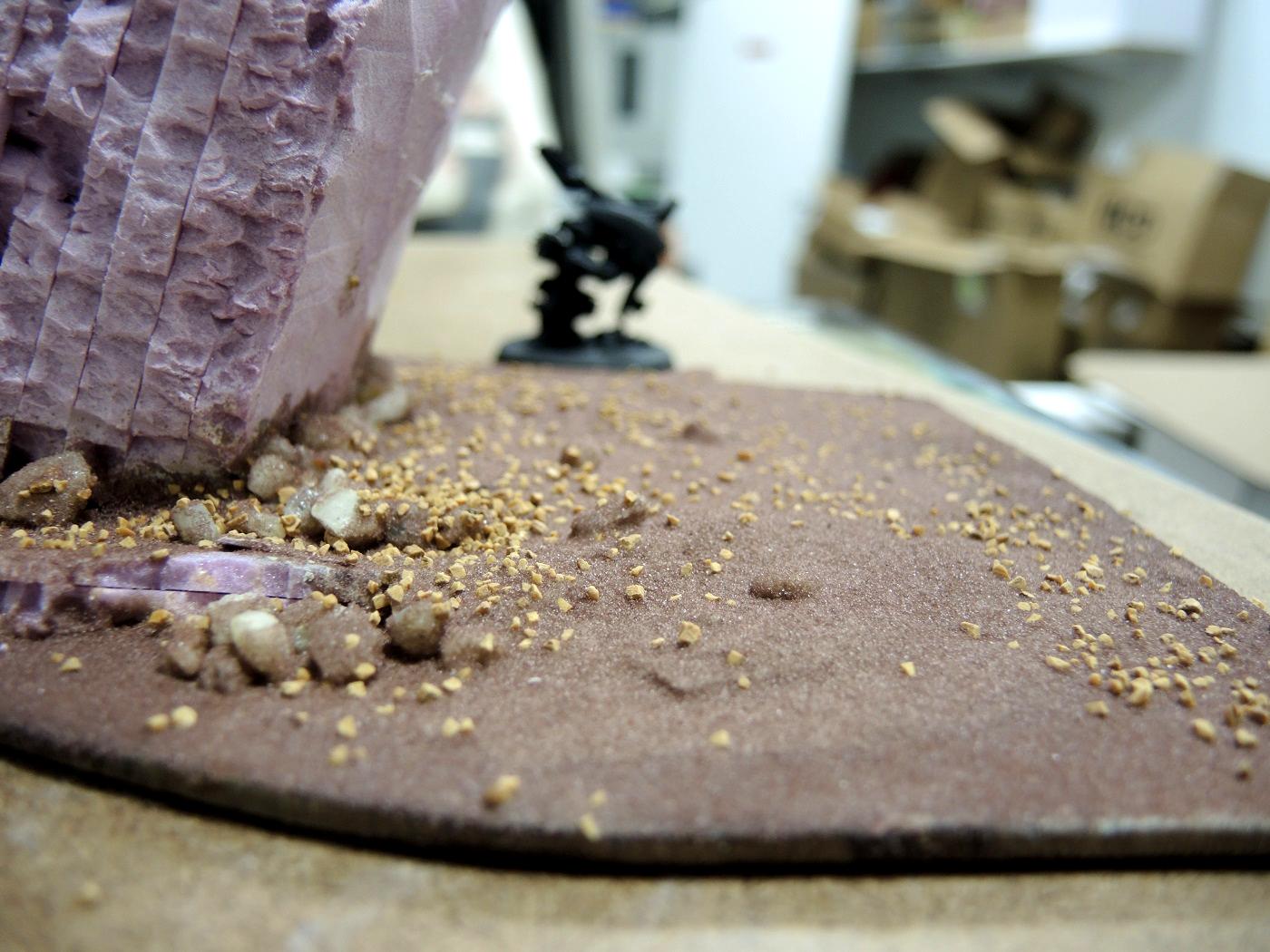 Blue, Commission, Hot Glue, Hotglue, Mesa, Pink, Styrofoam, Terrain, Tutorial, Waaazag, Waazag, Work In Progress