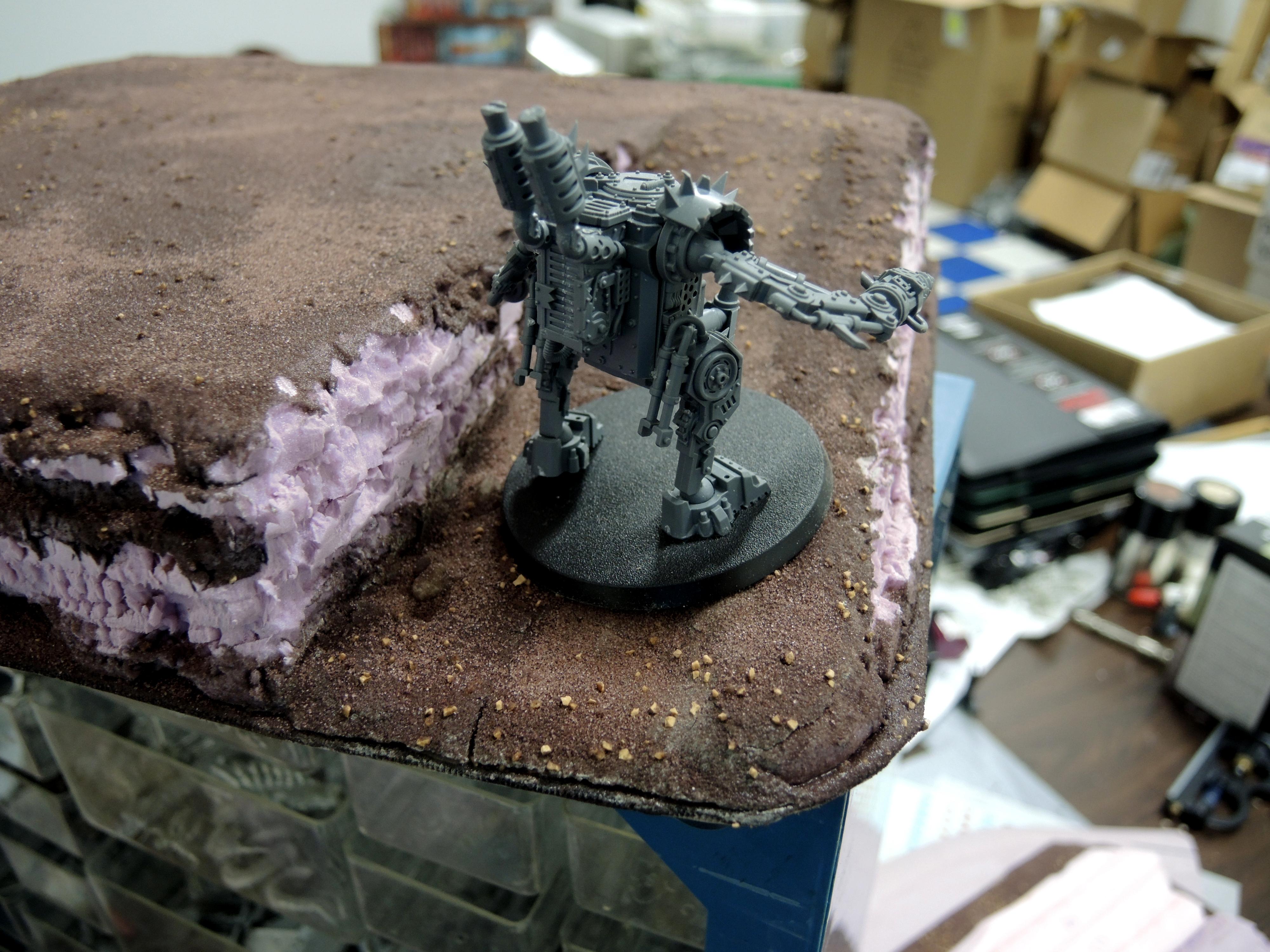 Blue, Commission, Hot Glue, Hotglue, Mesa, Pink, Styrofoam, Terrain, Tutorial, Waaazag, Waazag, Work In Progress