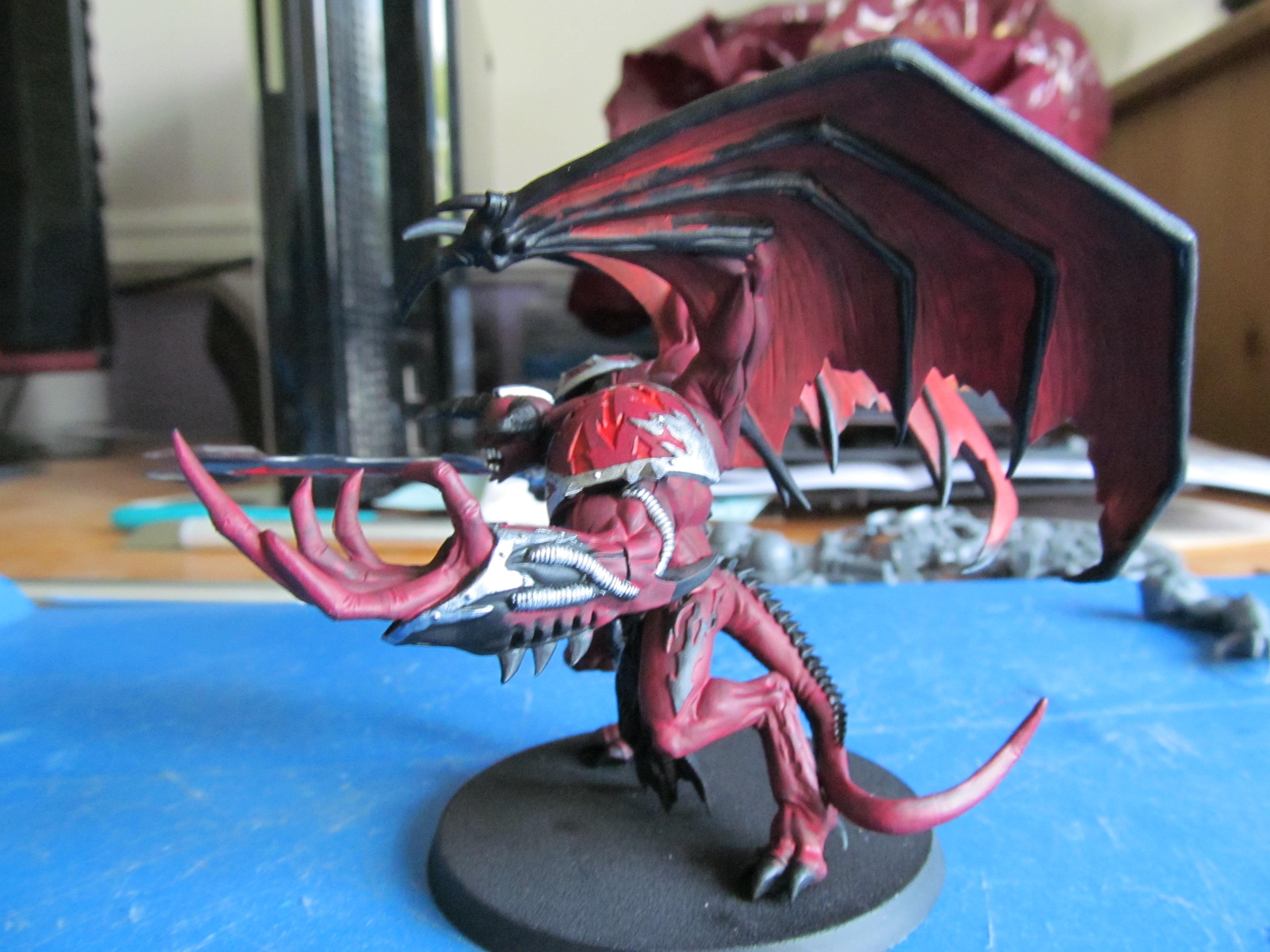 Daemon Prince Kazraguhl Near base coat completion Left Army V