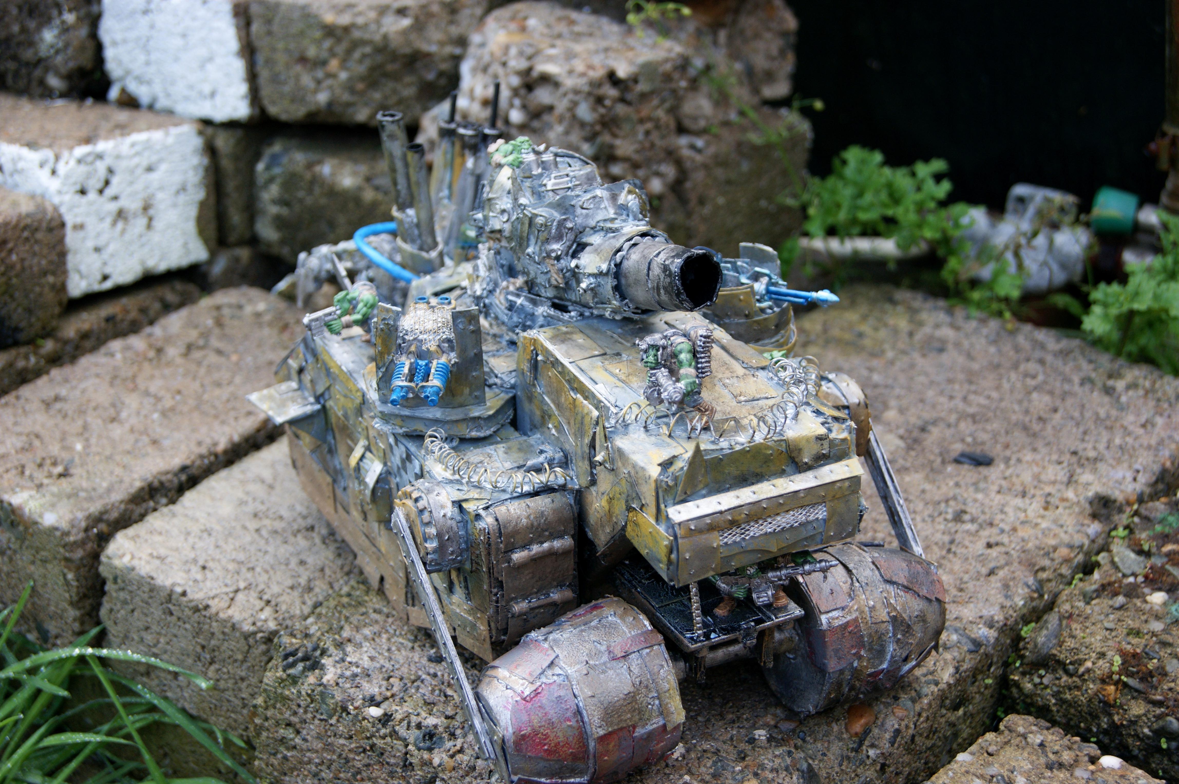 Battle Fortress, Conversion, Kustom, Looted, Orks, Painted, Scratch Build, Super-heavy, Warhammer 40,000
